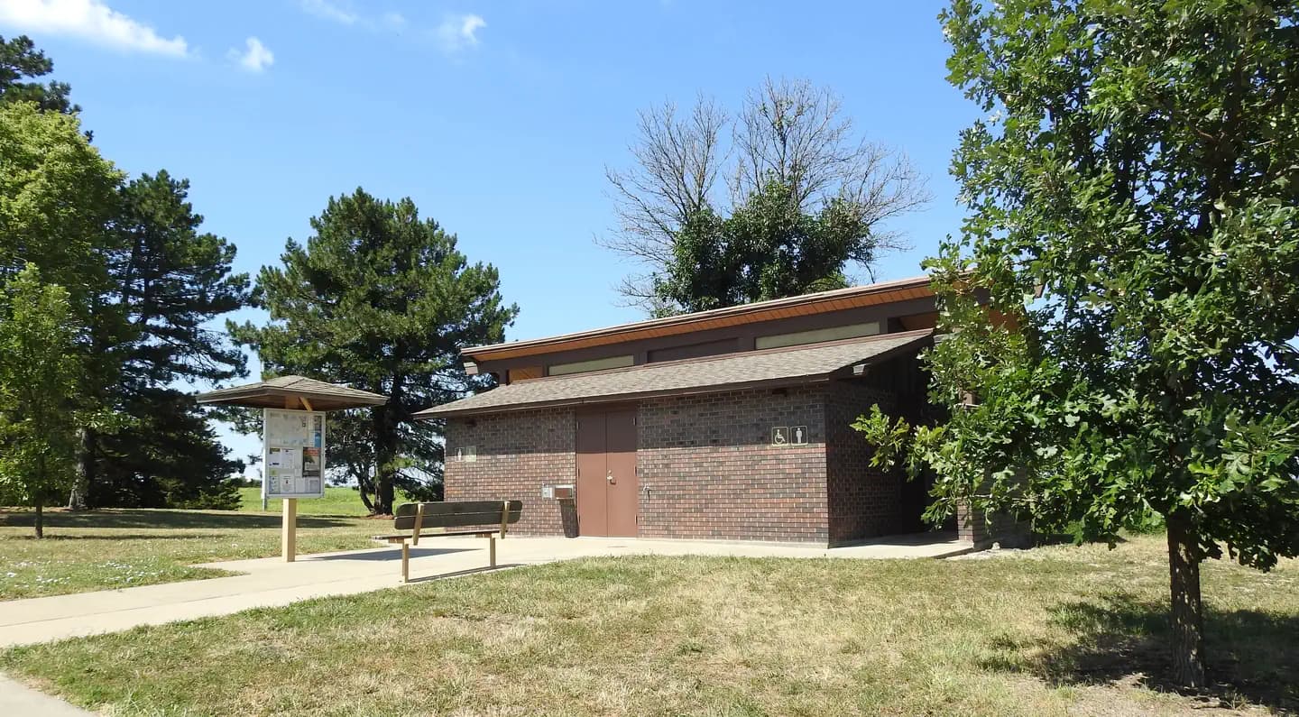 Shower building in Coeur d'Alene Campground