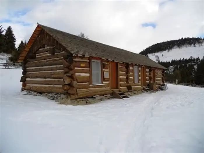 Eagle Guard Station in winter