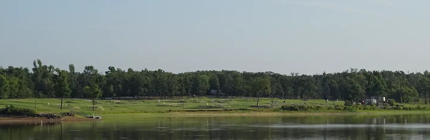 Virgil Point from the lake