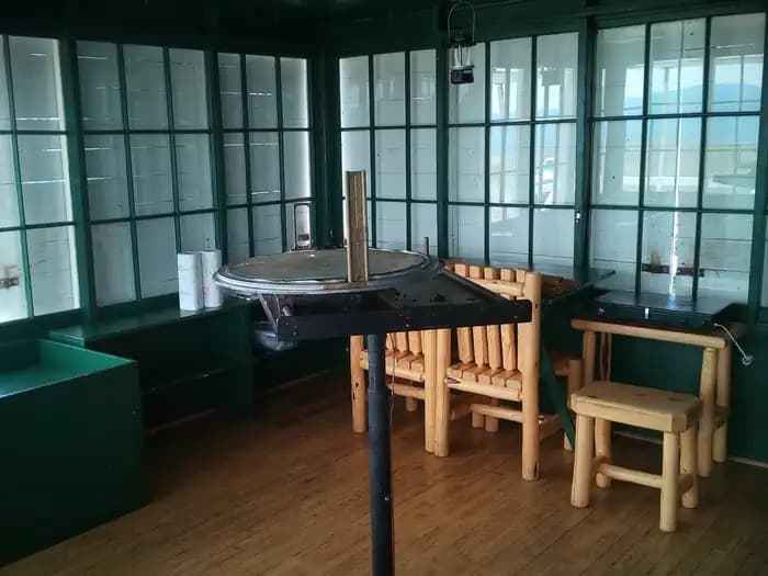 Inside view of the lookout