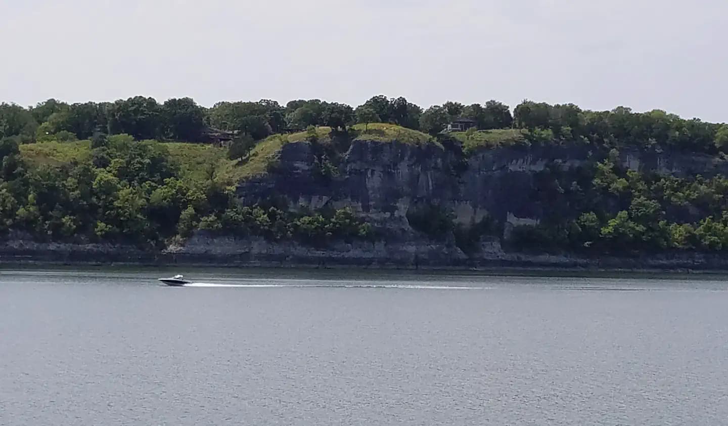 Cookson Bluff across from Cookson Bend Park
