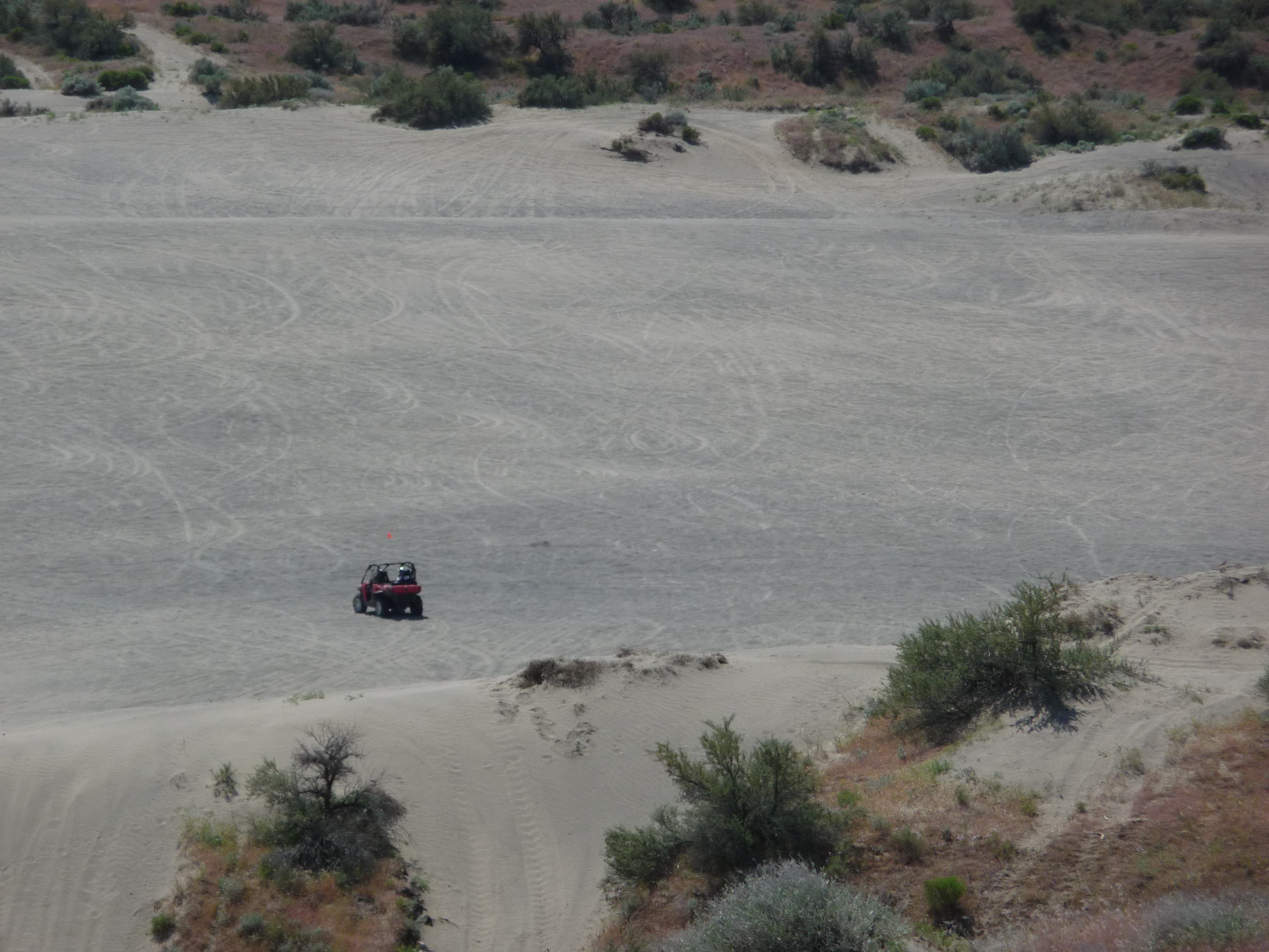 Four-wheeling Juniper Dunes OHV Area