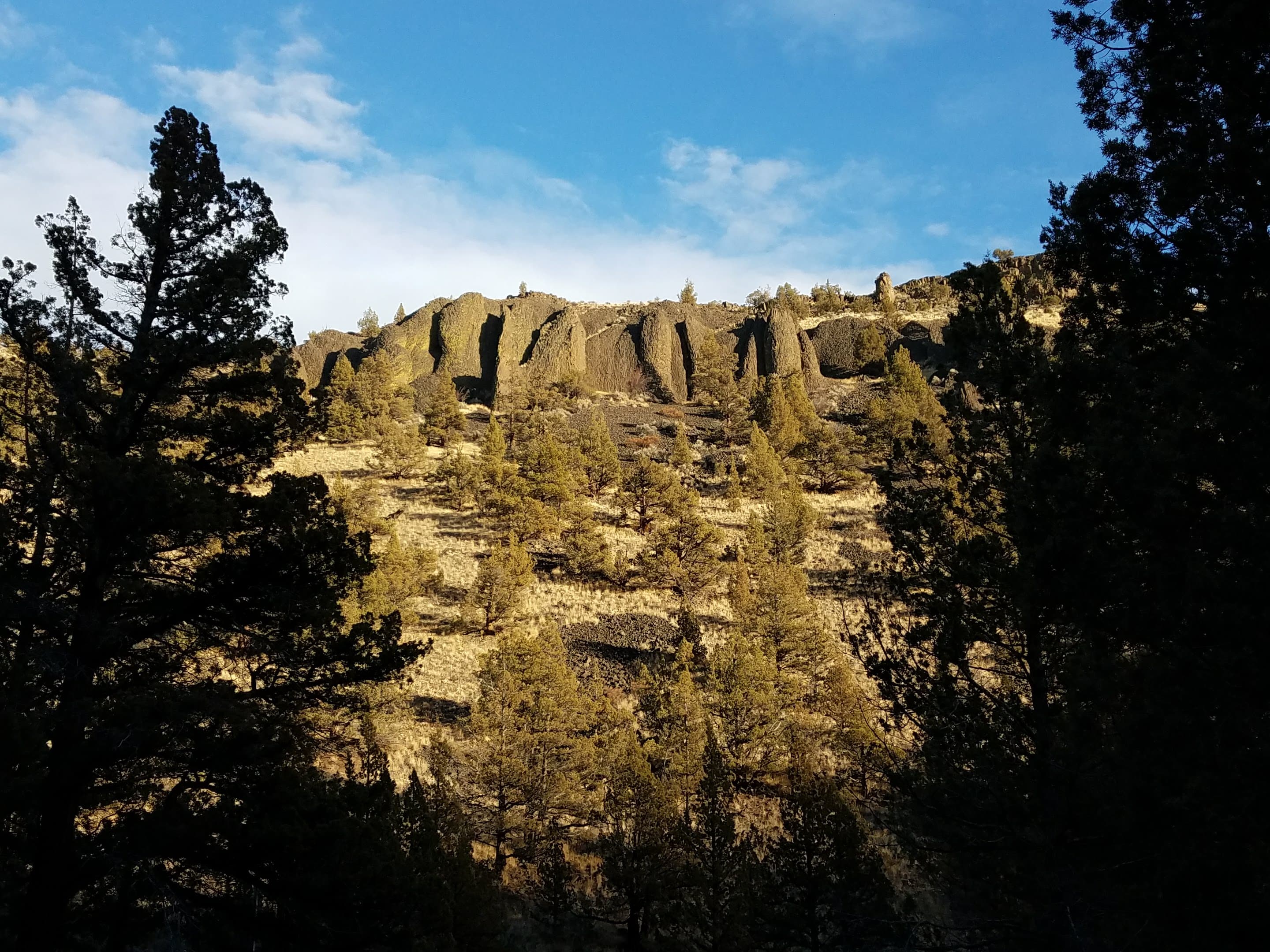 Rimrock above Greenwood Day-Use Area