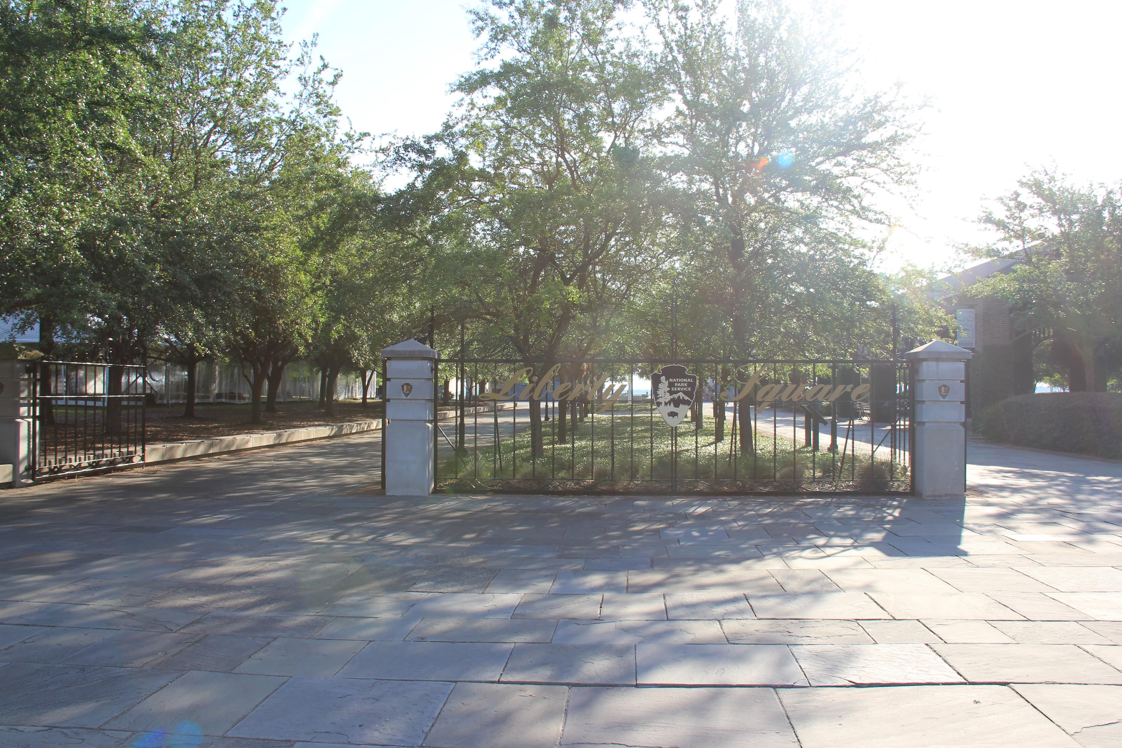 Outside grounds of the Fort Sumter Visitor Center