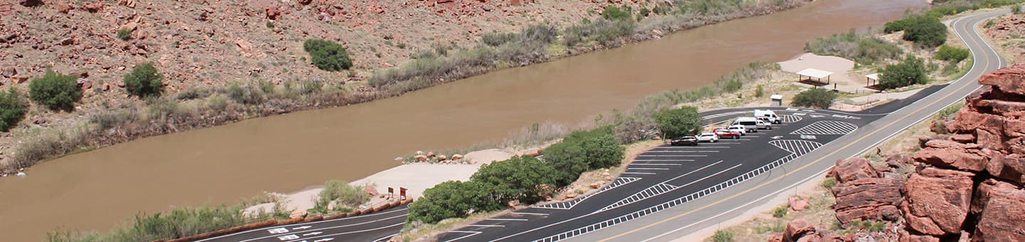 Take Out Boat Ramp along the Colorado River near Moab, Utah