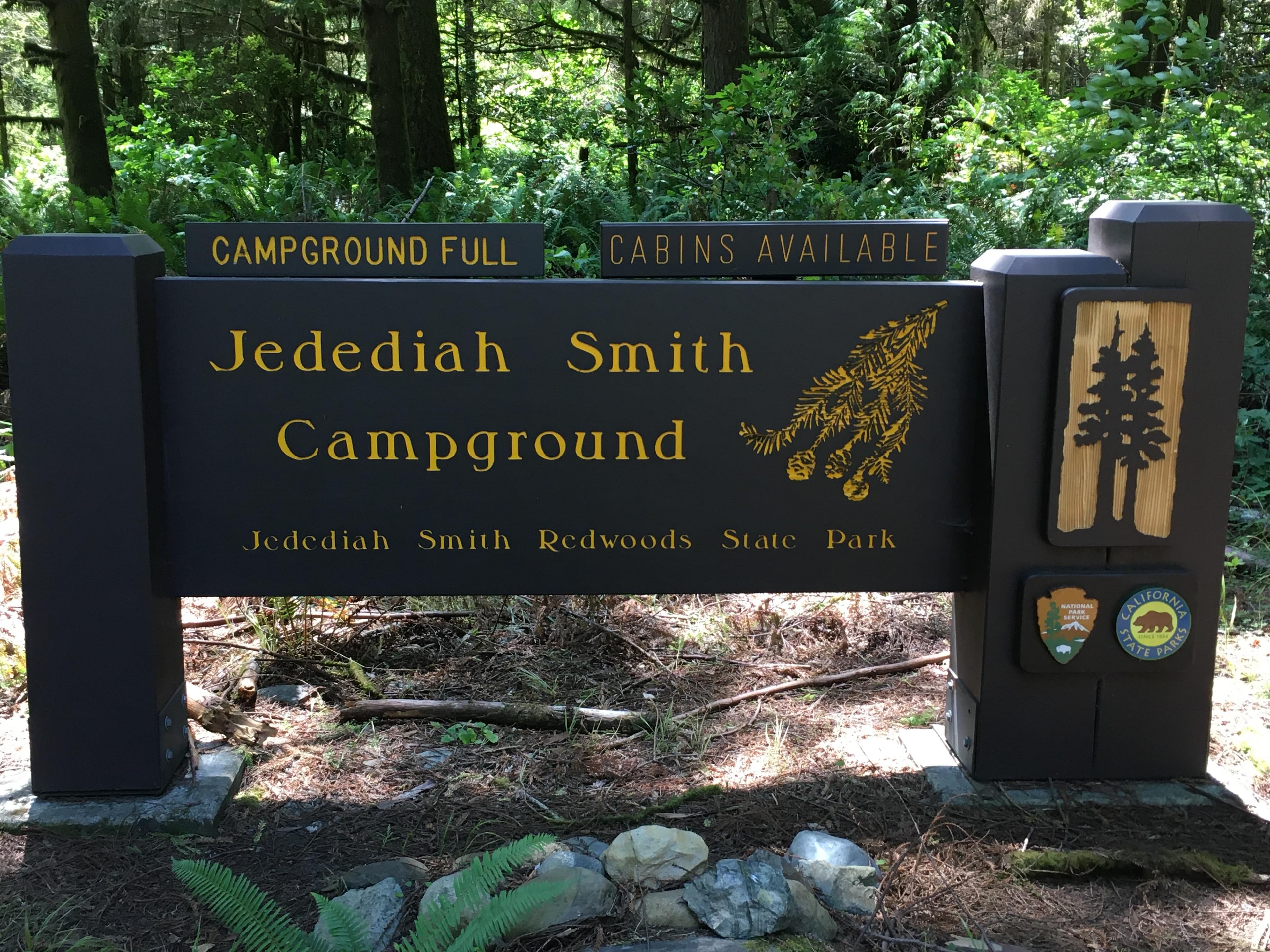 Campground sign