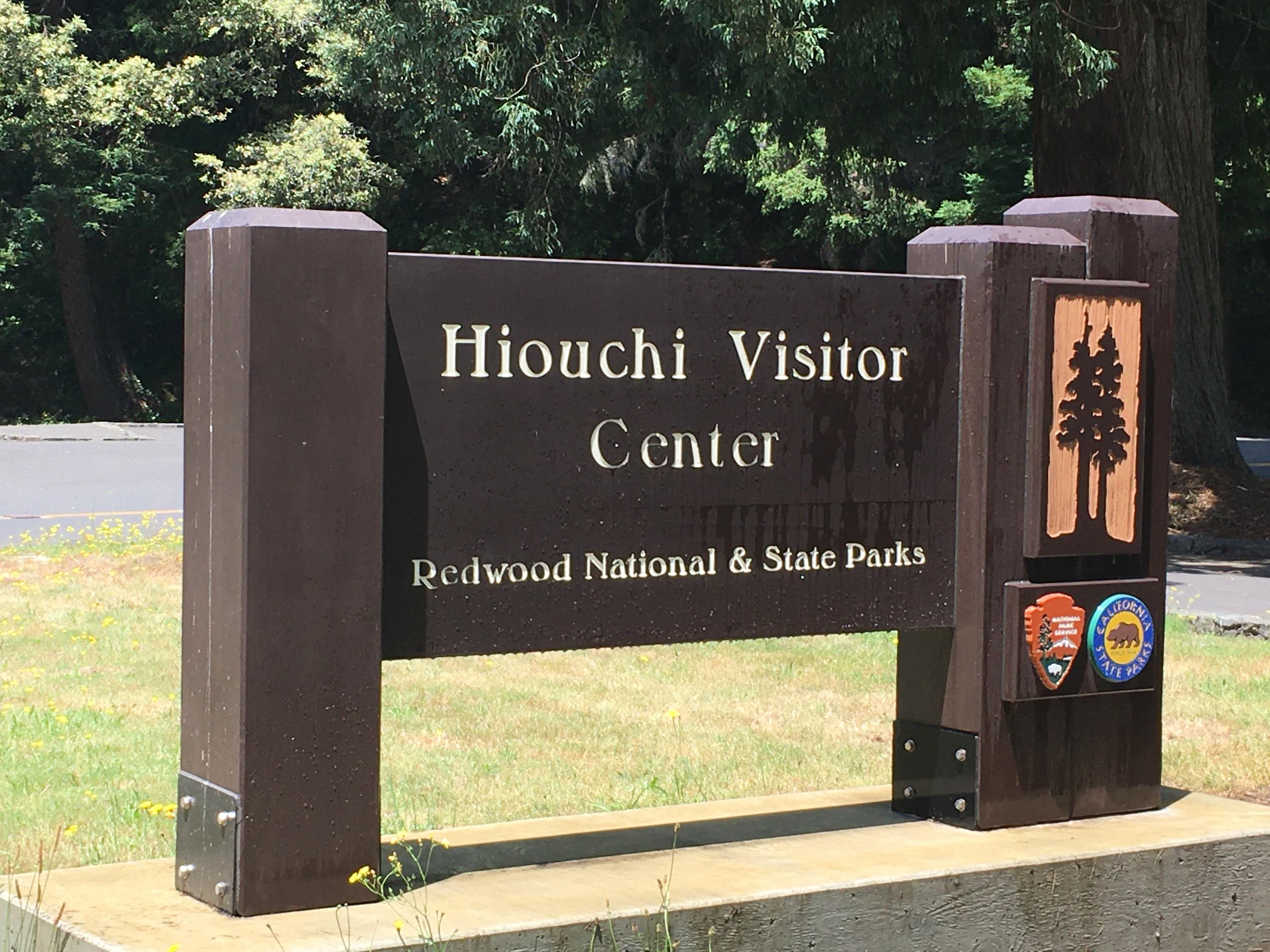 Hiouchi Visitor Center sign