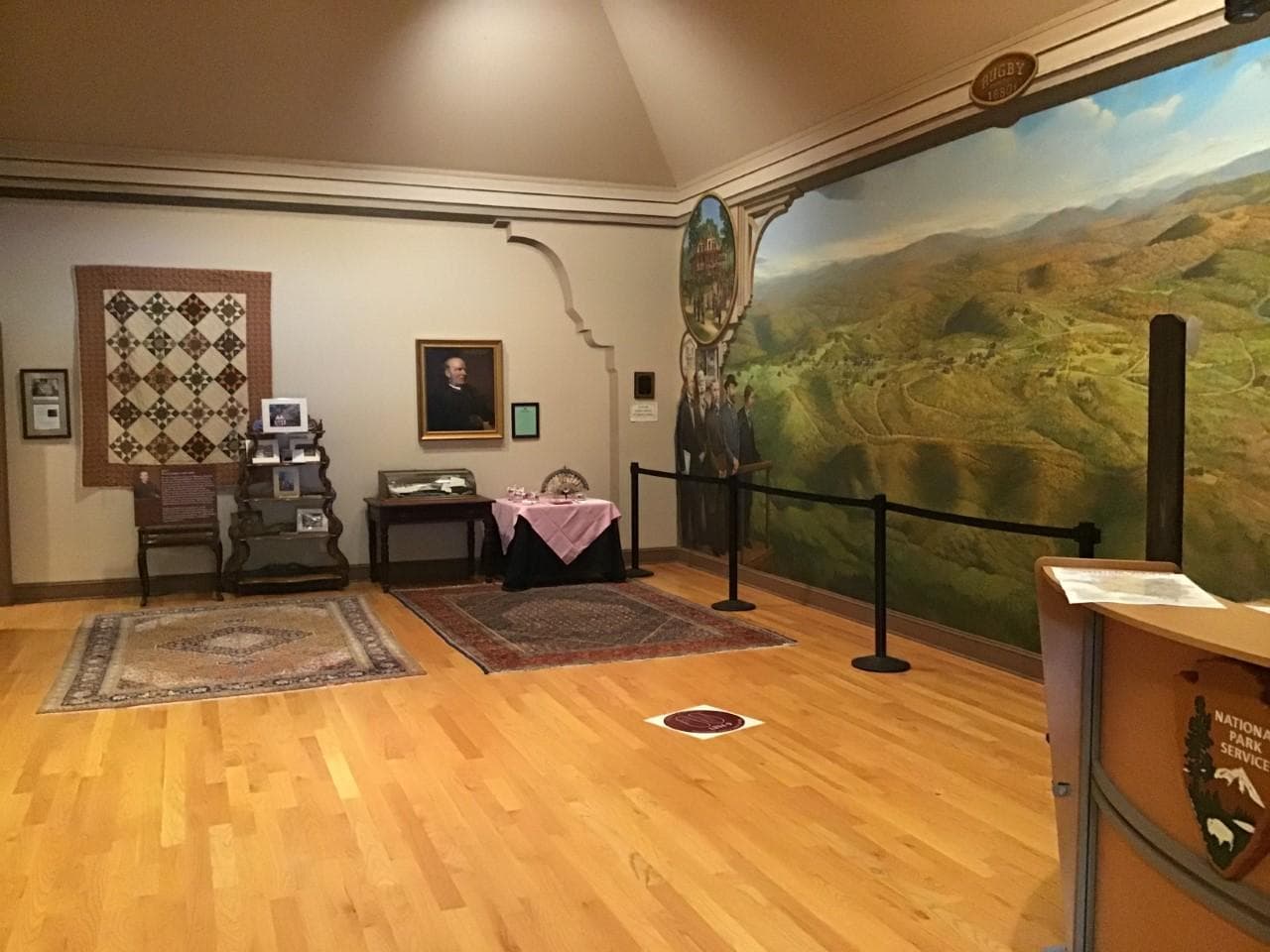 Rugby Visitor Center Interior