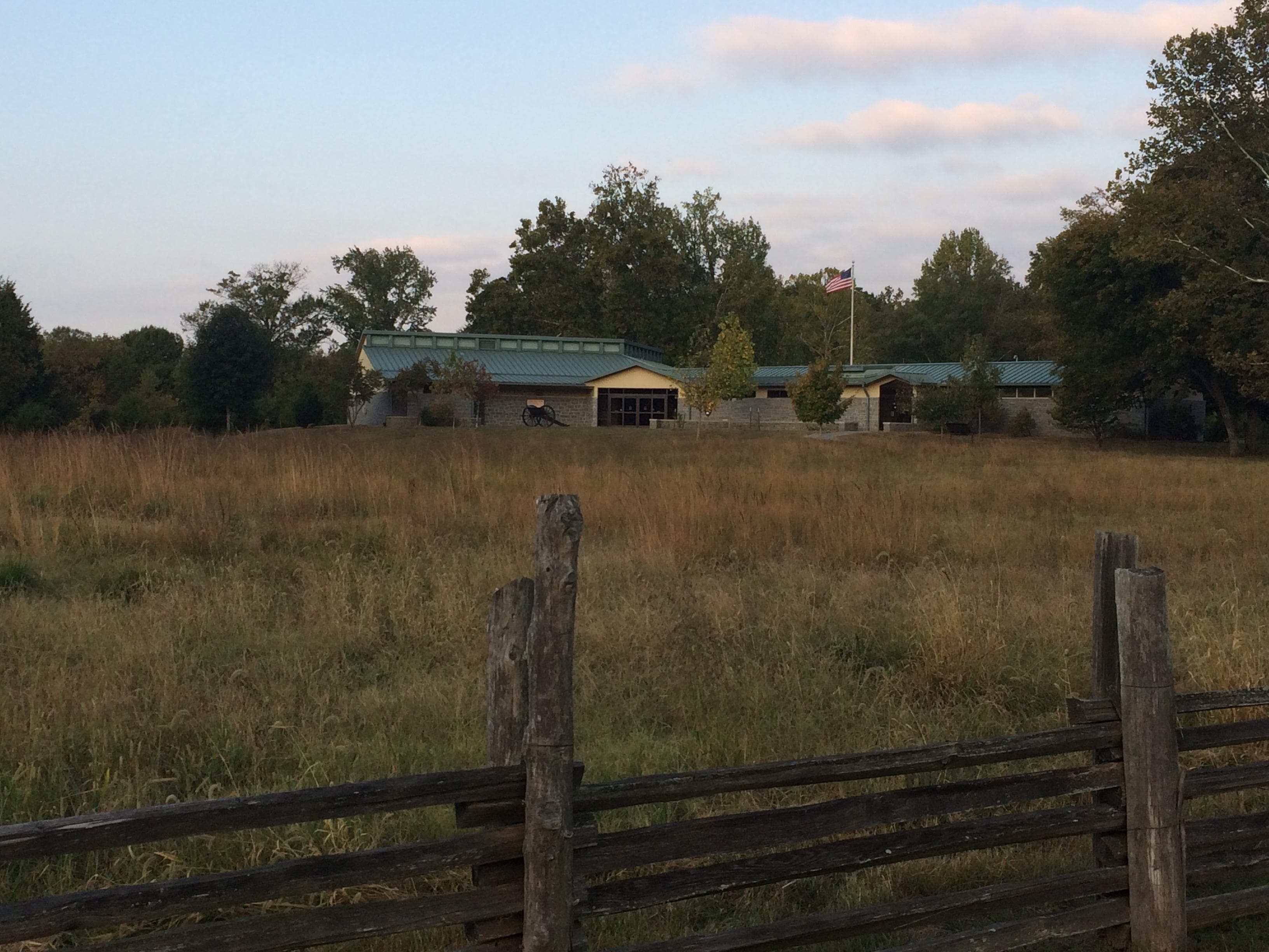 Rear View of Visitor Center