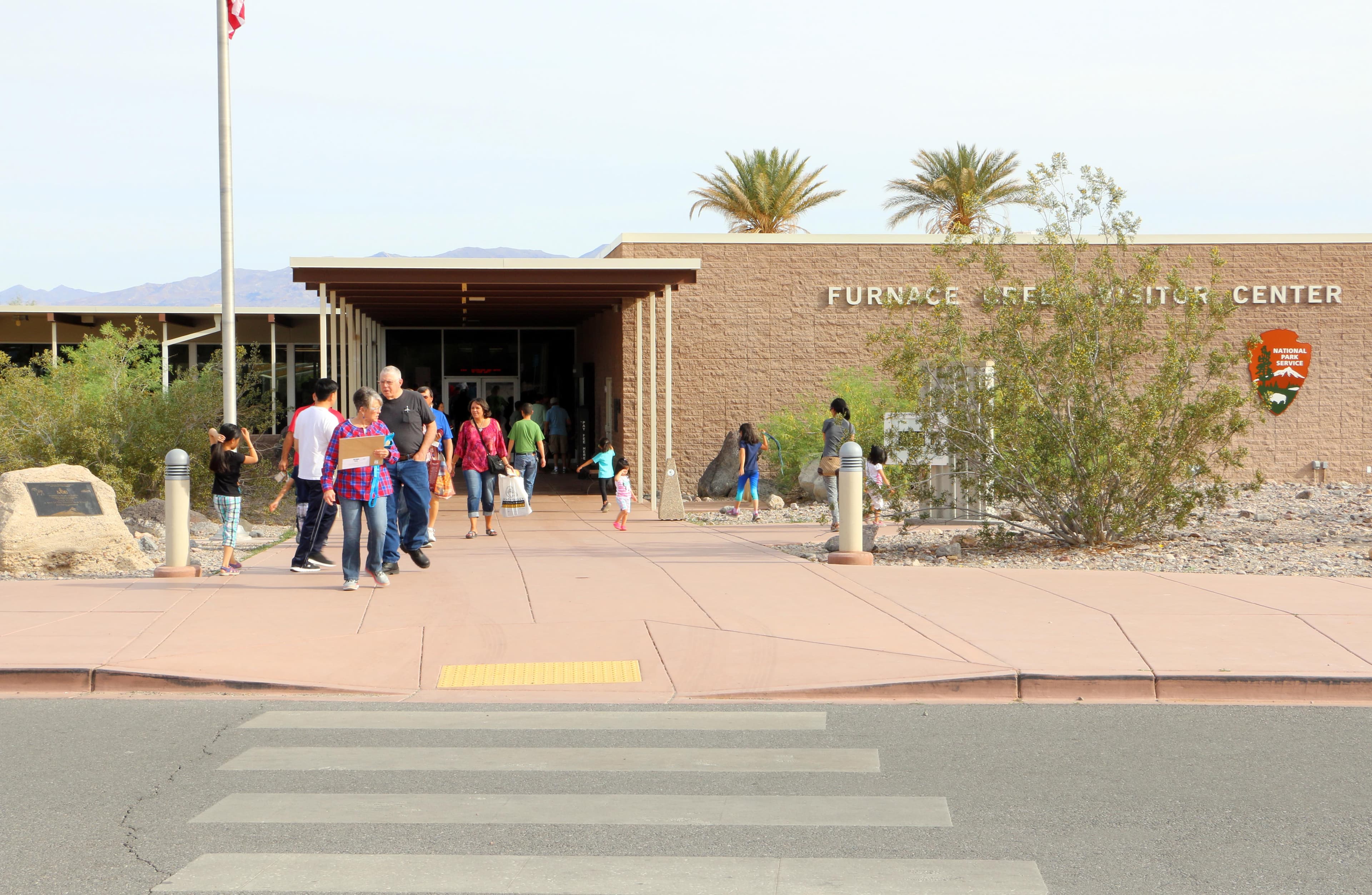 Furnace Creek Visitor Center Entrance