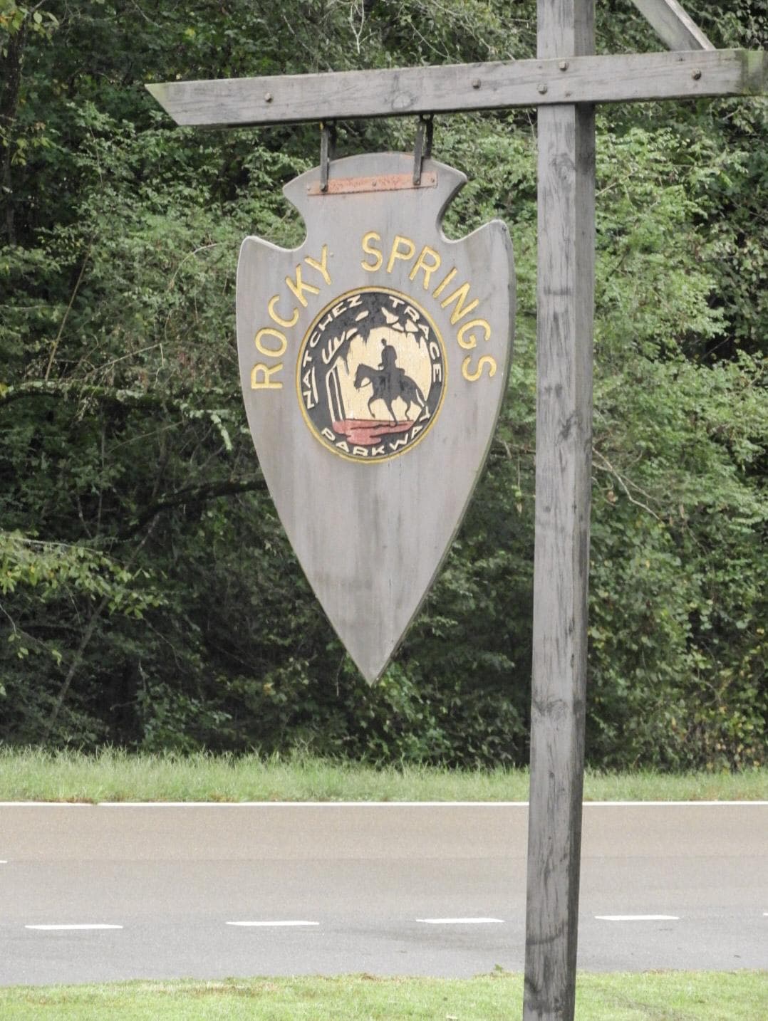 Rocky Springs Arrowhead Entry Sign