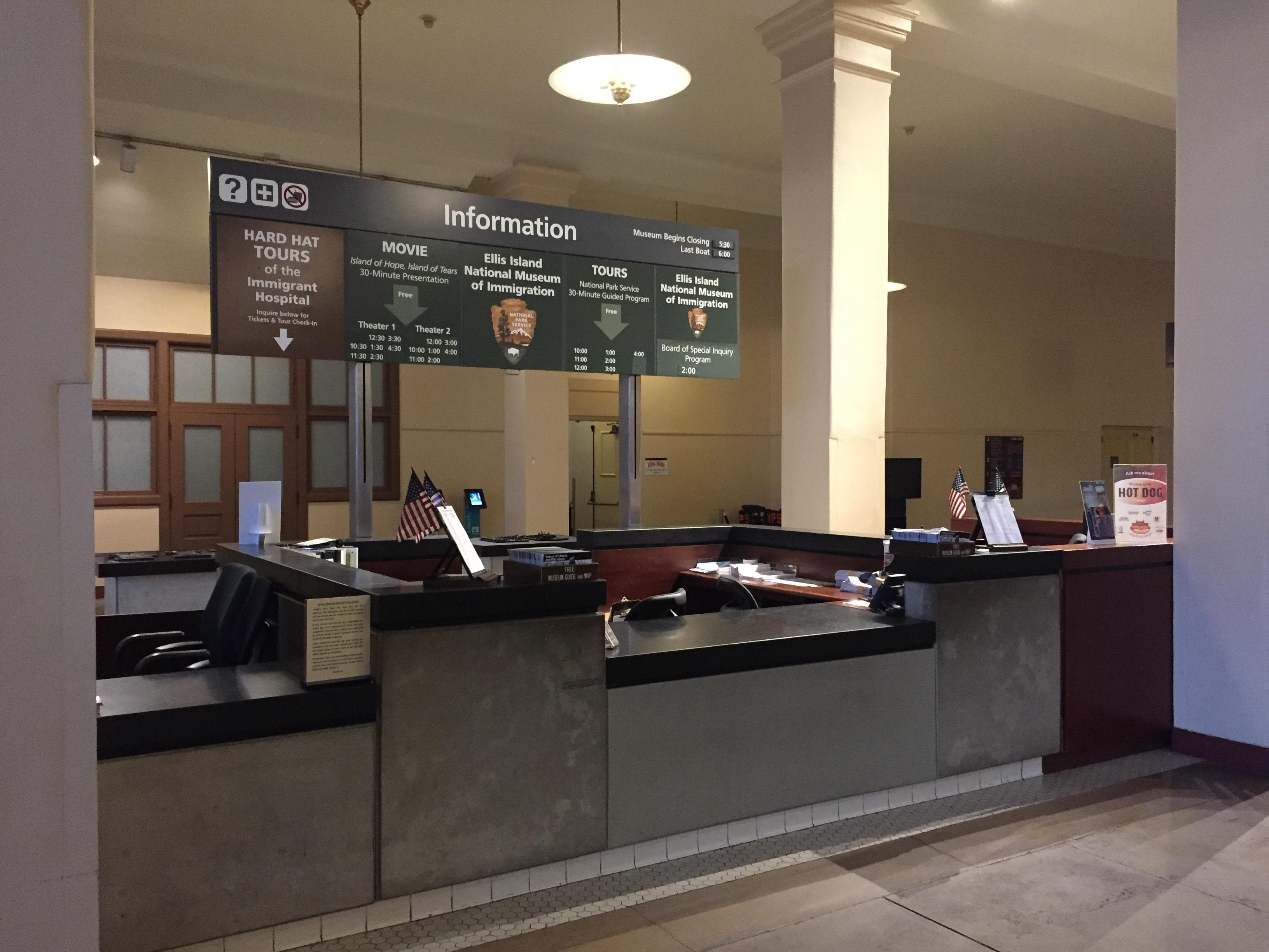 Ellis Island Information Desk