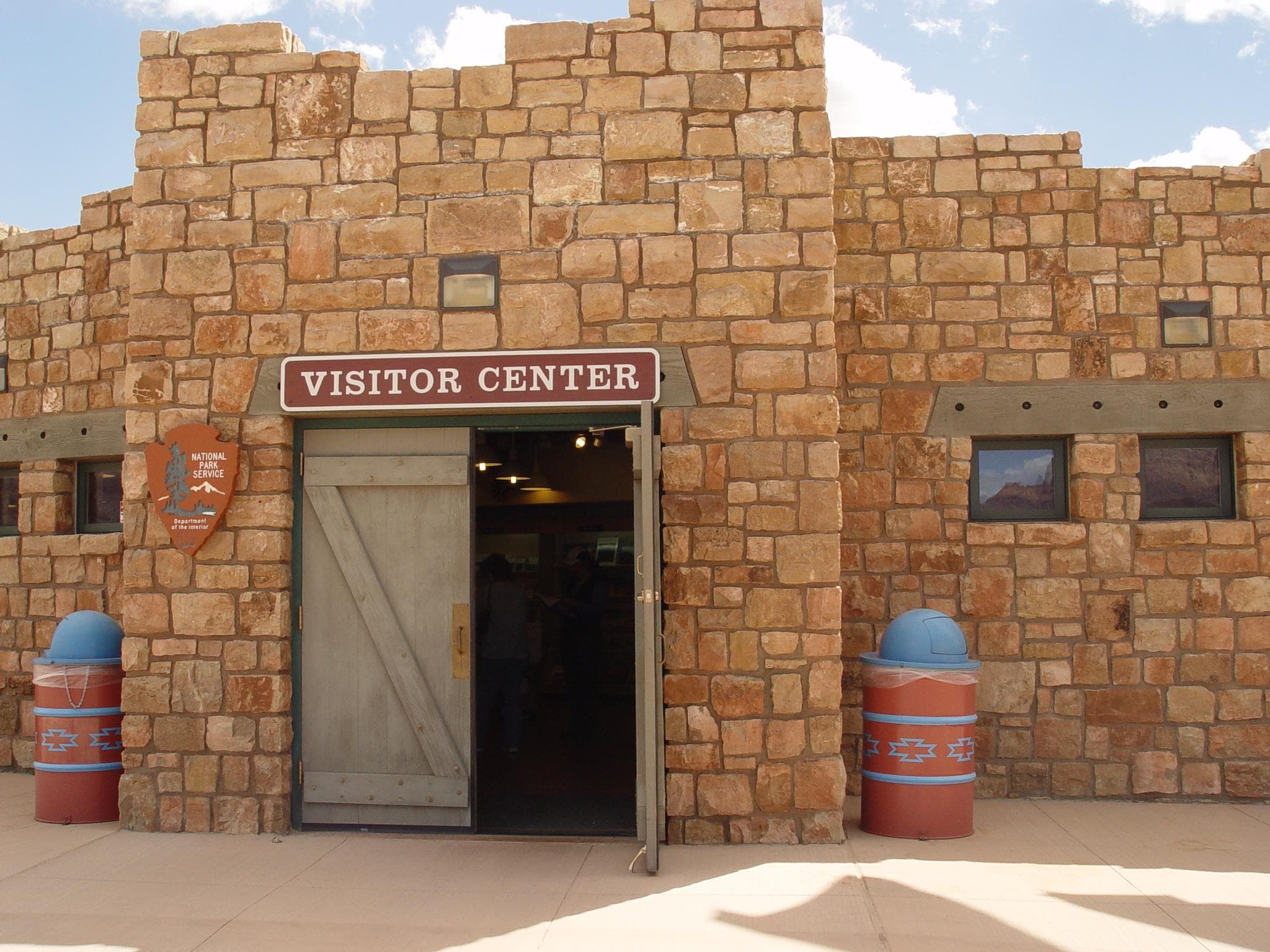 Navajo Bridge Interpretive Center Front Doors