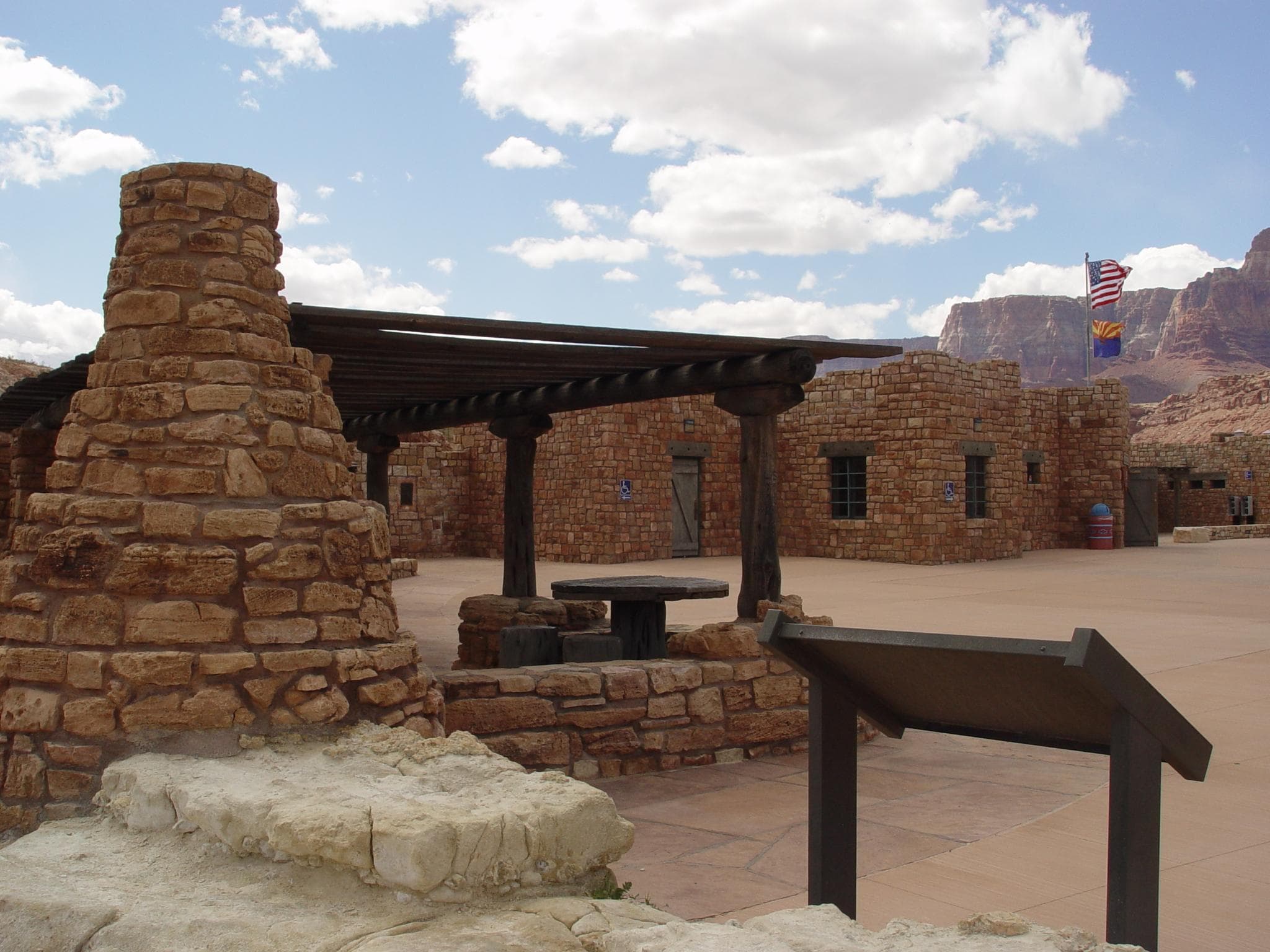 Outdoor Exhibits at Navajo Bridge Interpretive Center