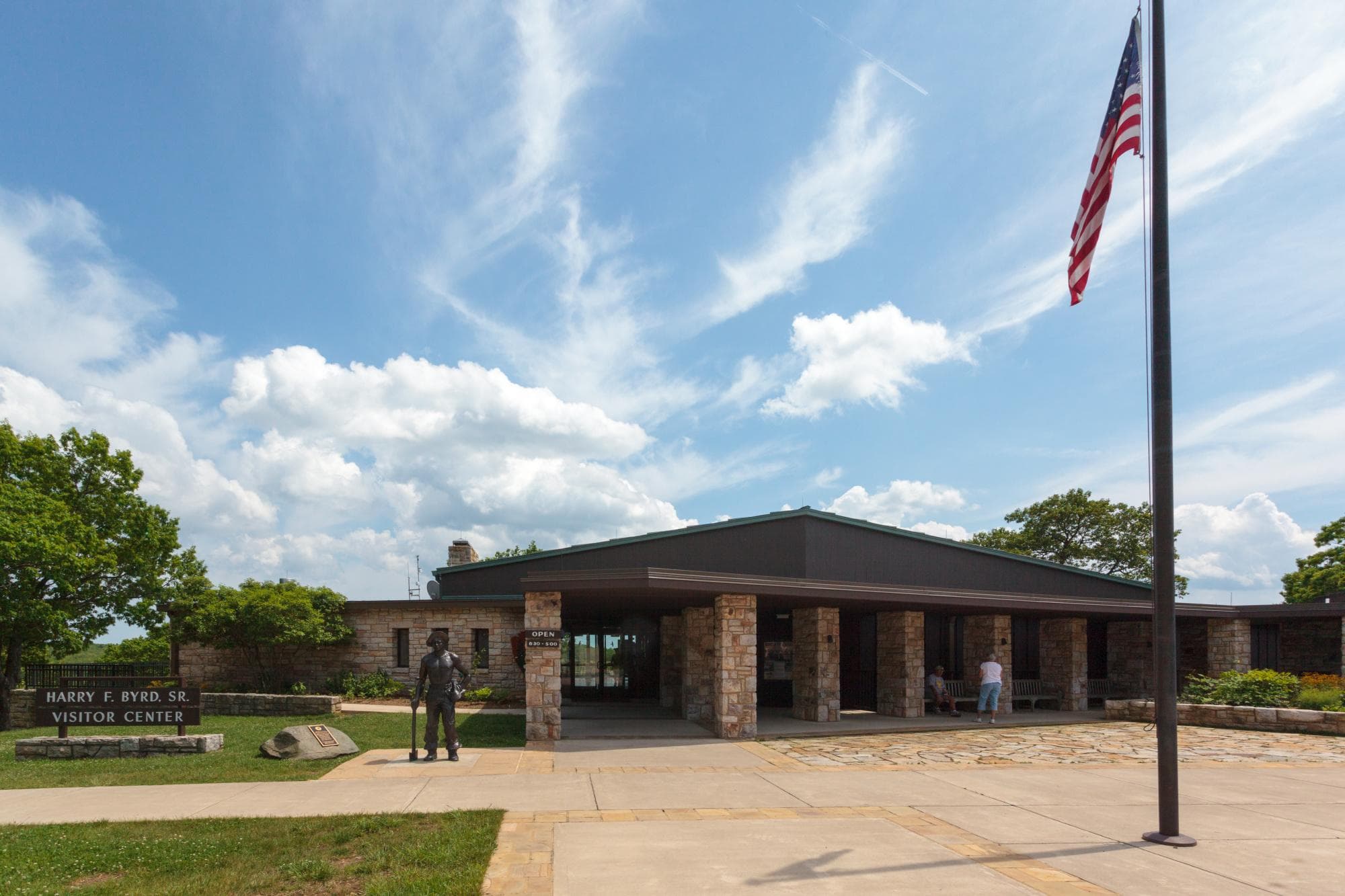 Byrd Visitor Center - Entrance