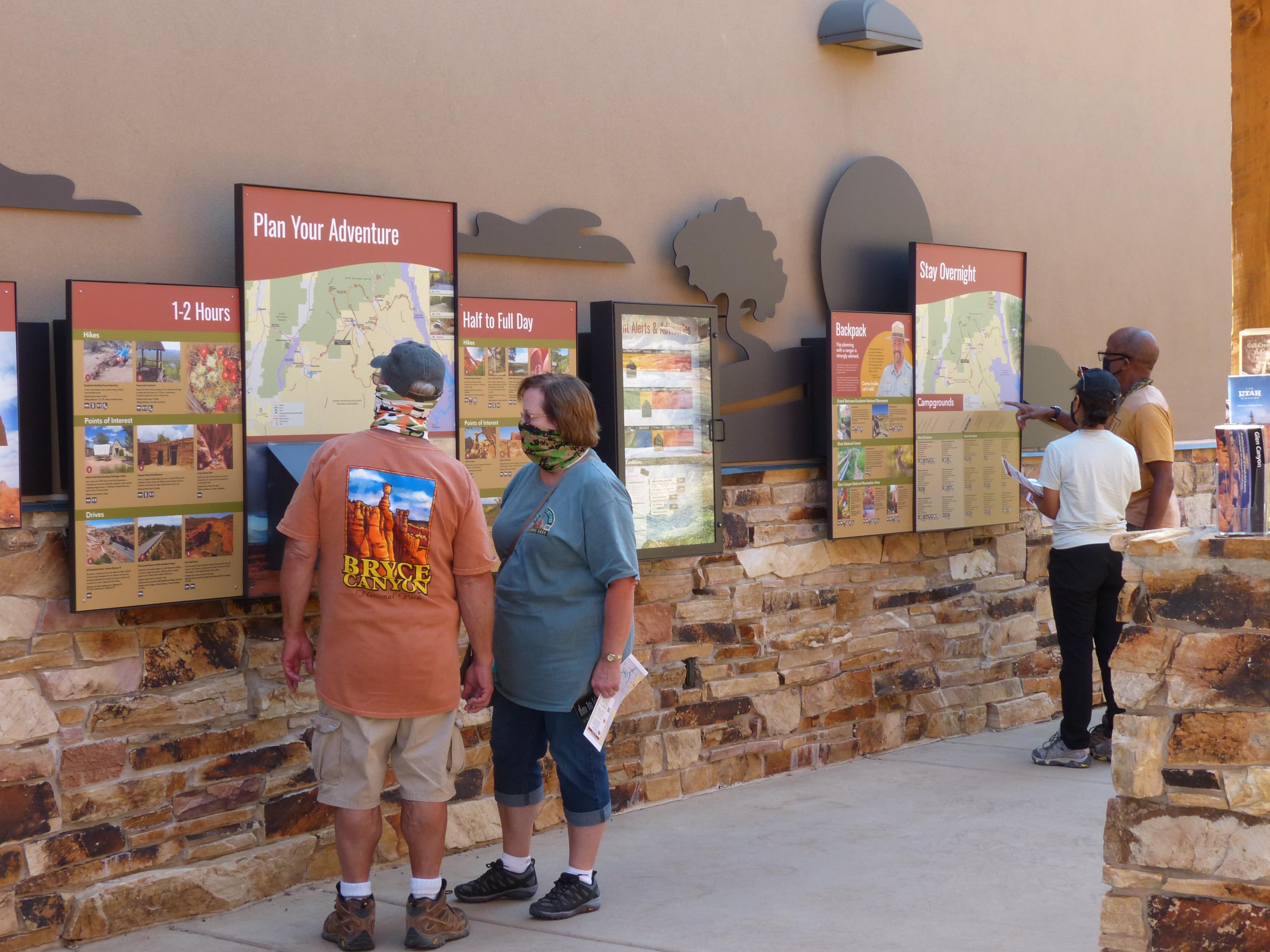 Peruse the Outdoor Exhibits at Escalante Interagency Visitor Center