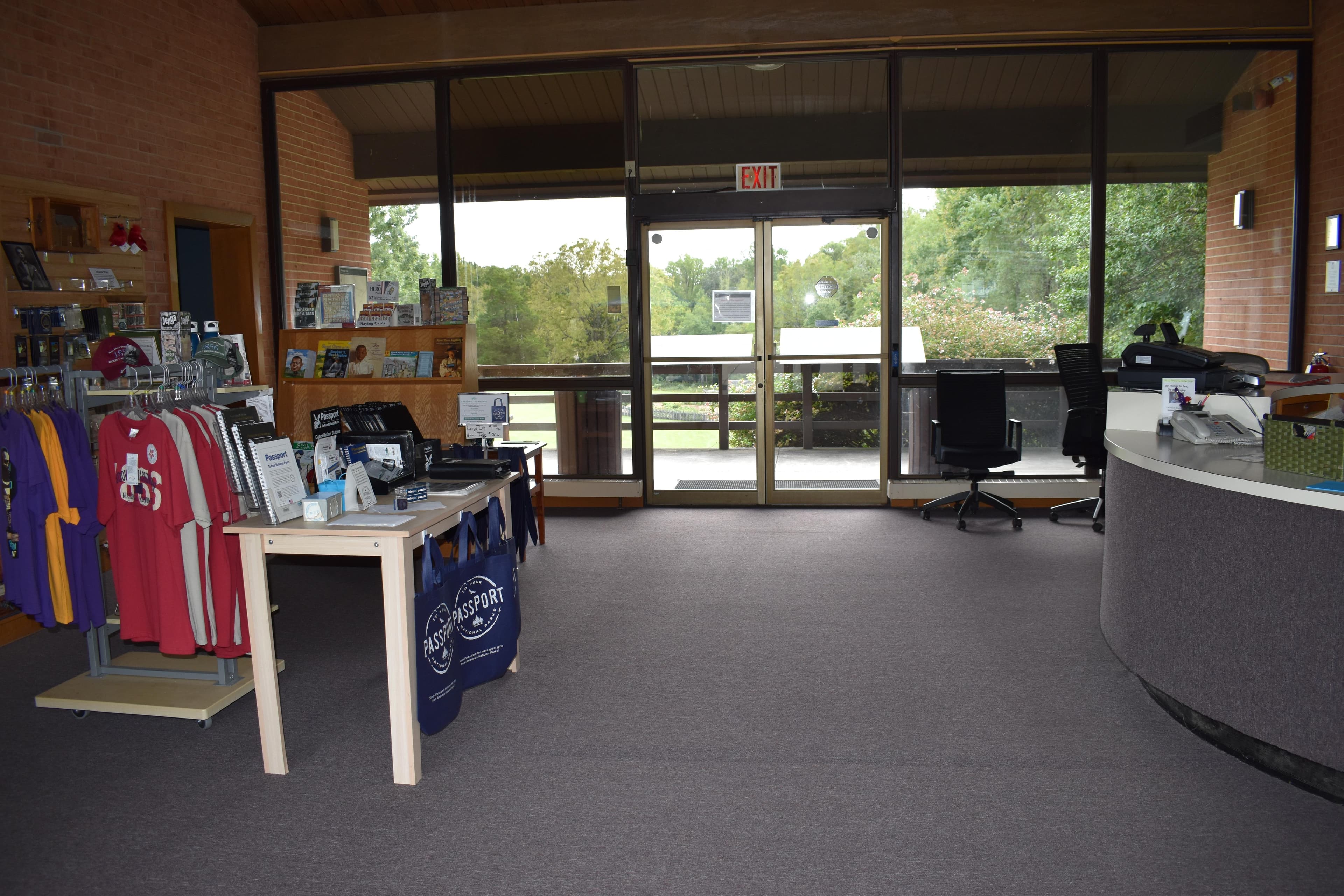 Inside Visitor Center