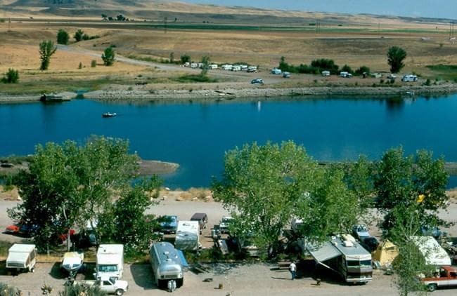 Afterbay Campground looking toward Grapevine Campground.