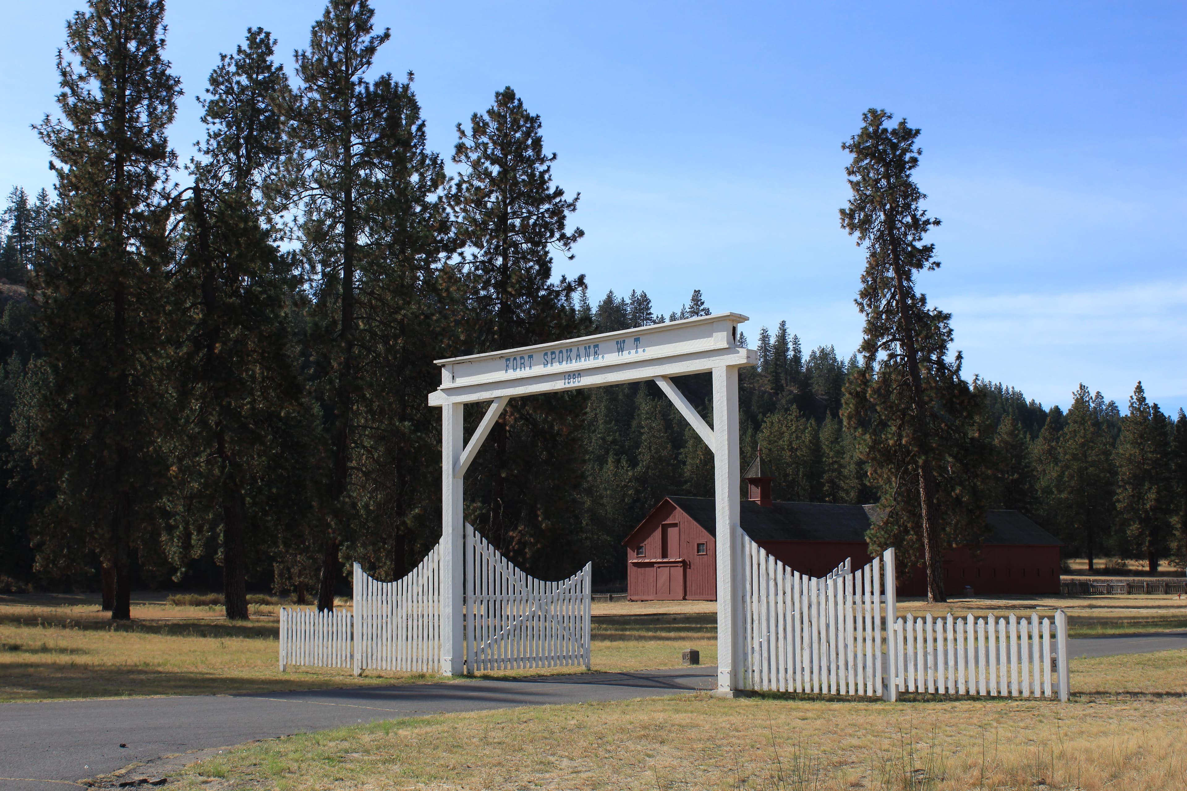 Entrance Gate and Mule Barn