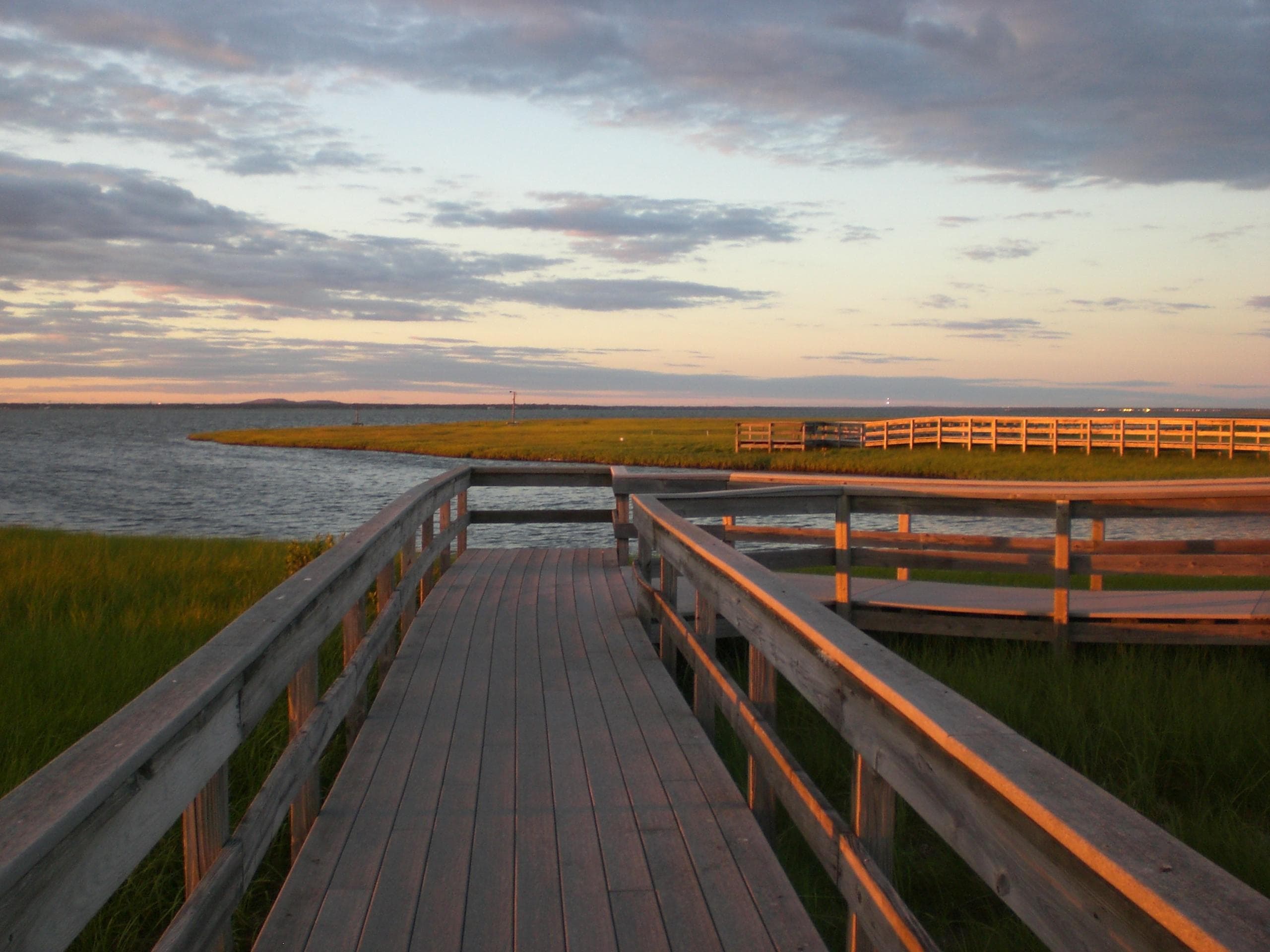 Salt marsh sunset