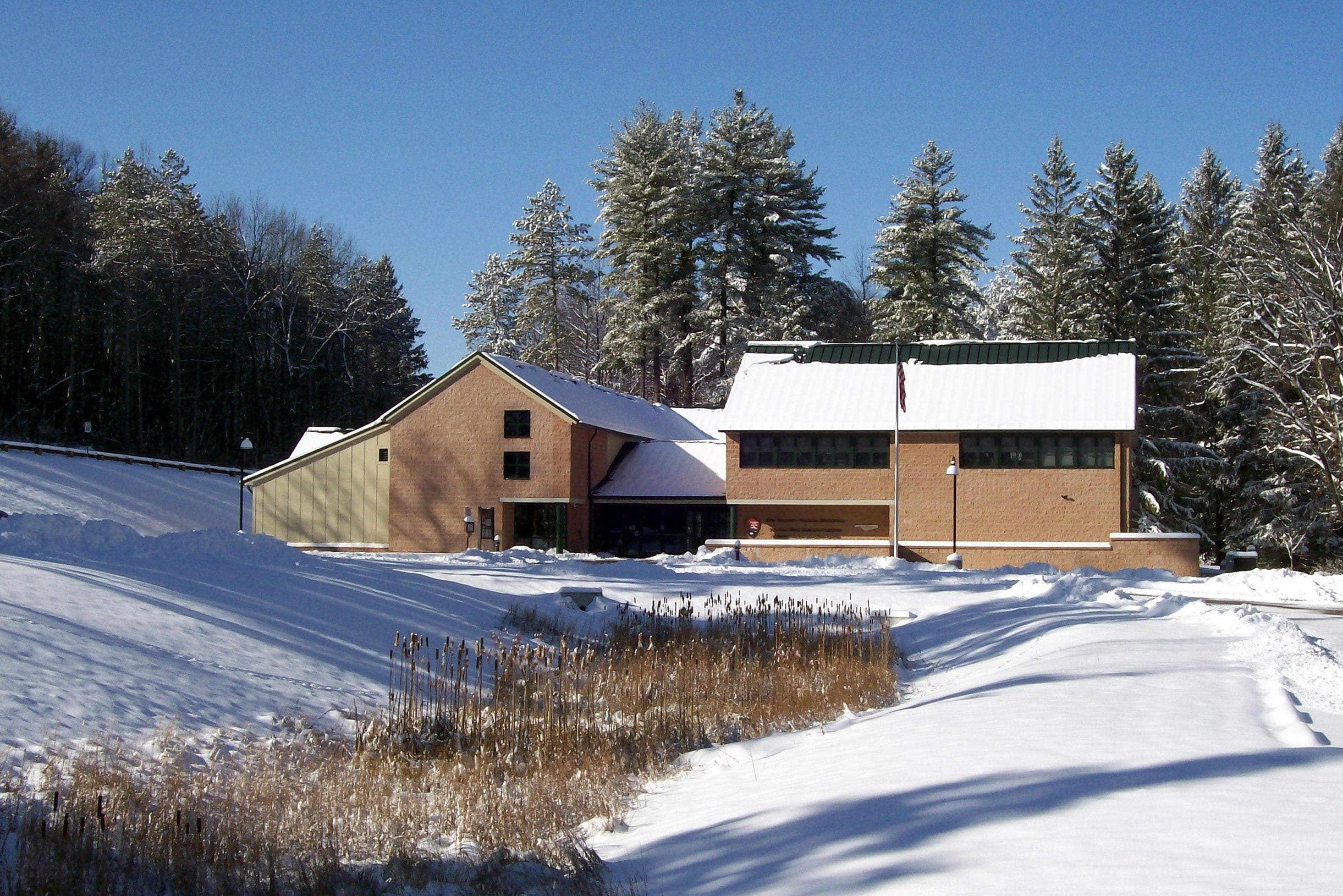 Fort Necessity/National Road Interpretive and Education Center in Winter