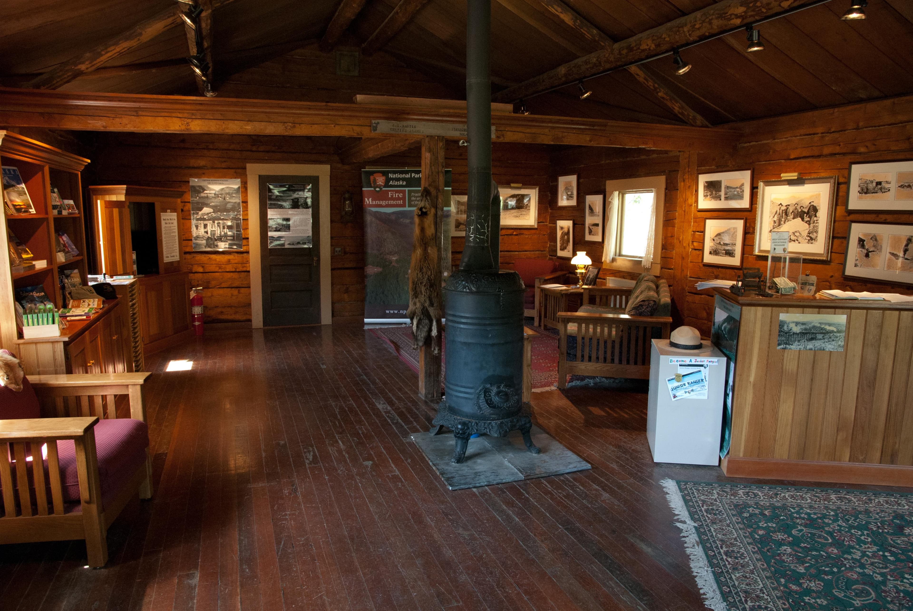 Chitina Ranger Station inside