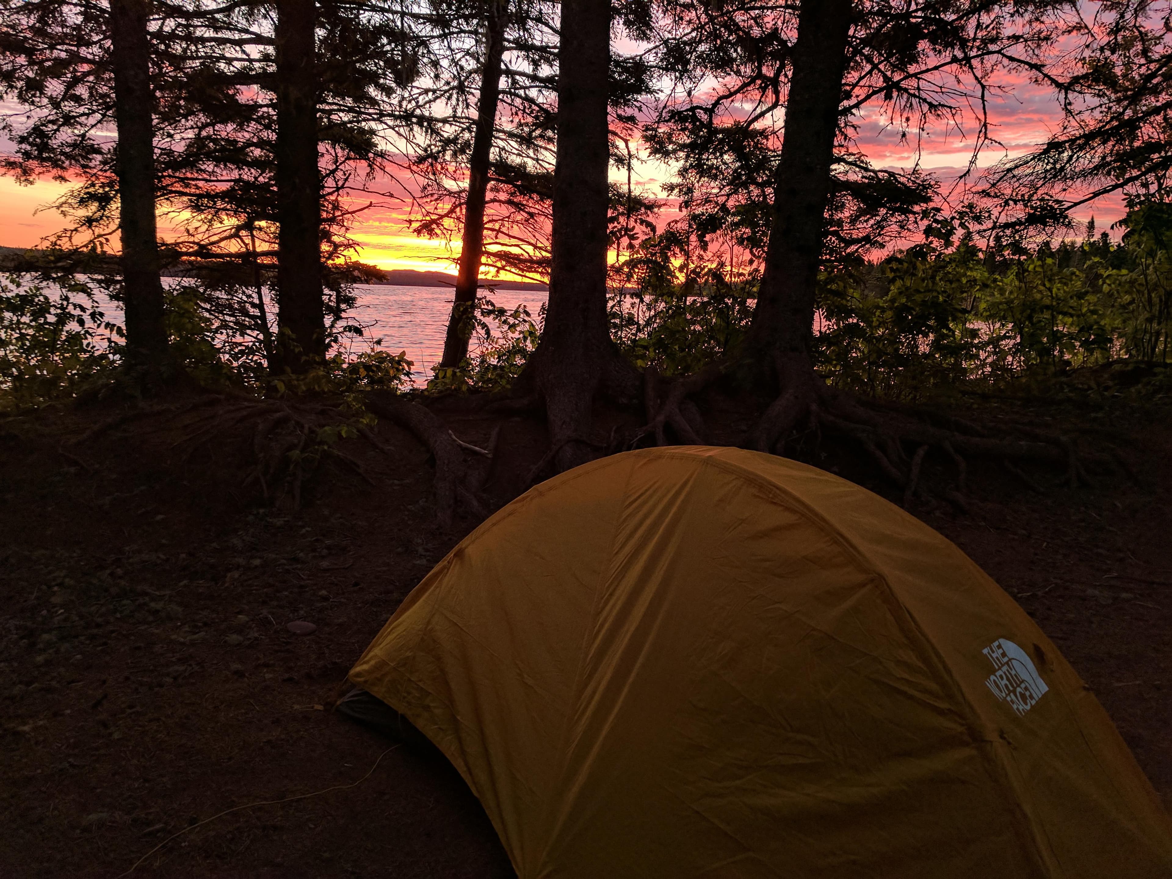 Sunrise at Feldtmann Lake Campground