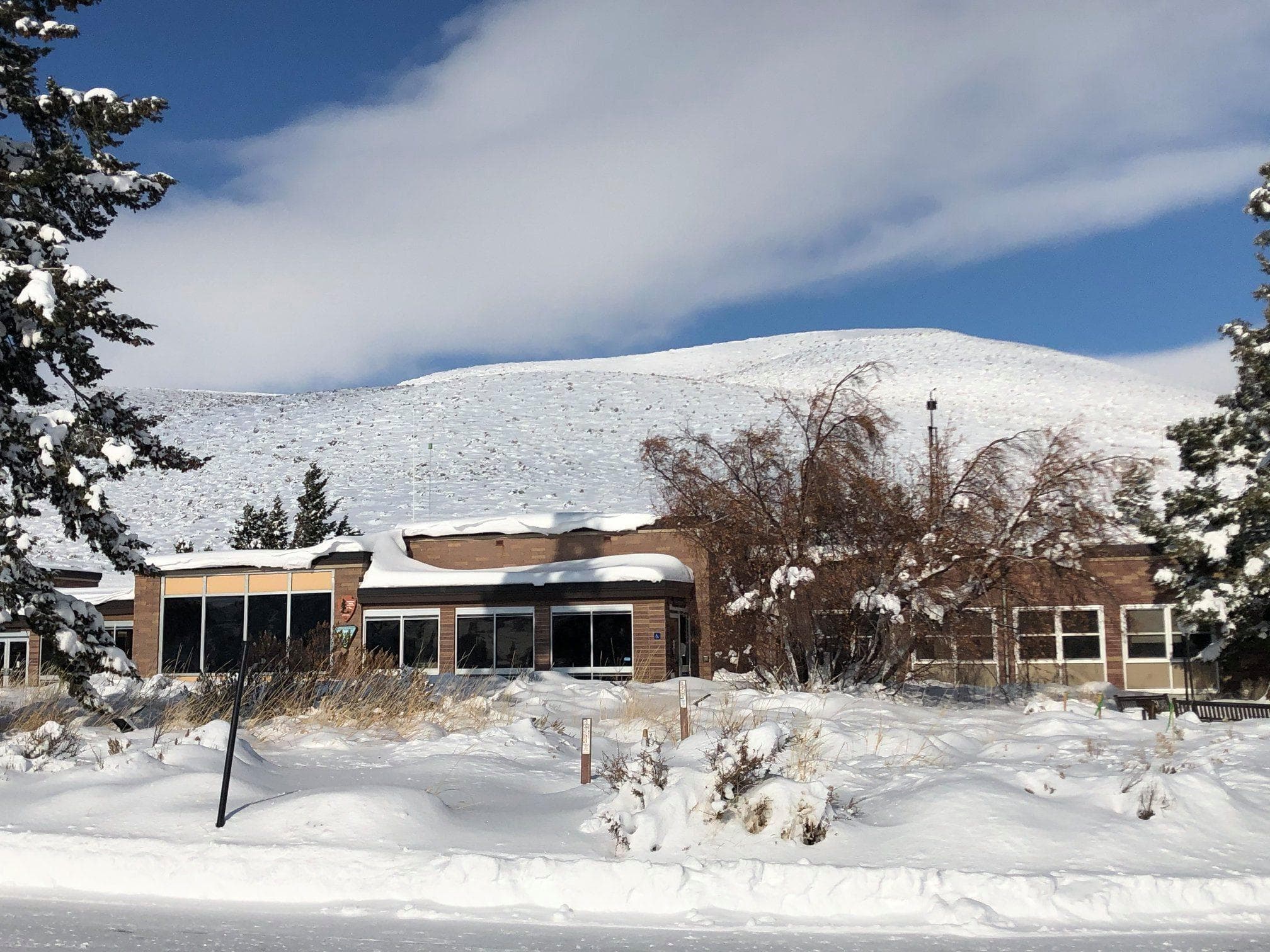 Visitor Center in Winter