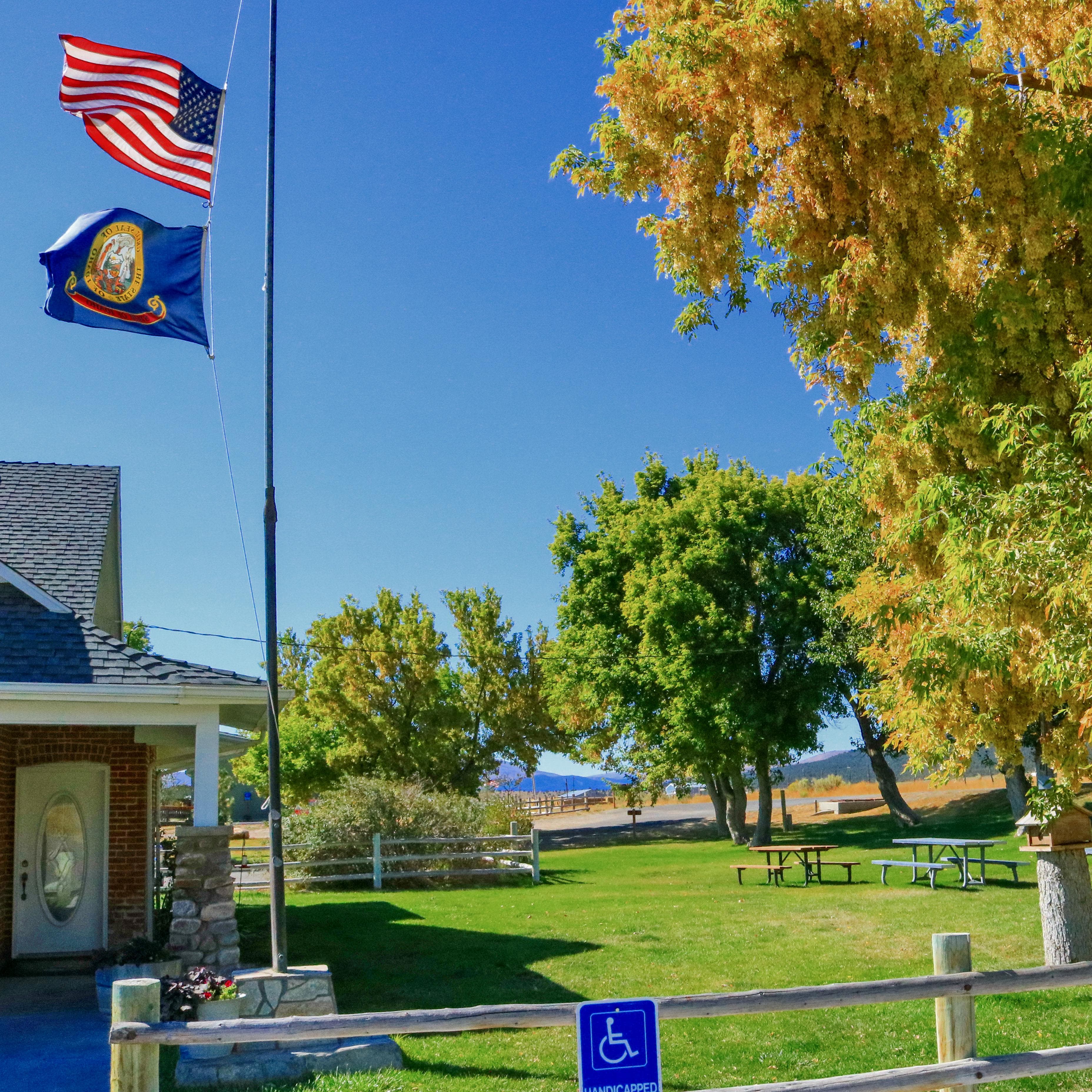 Visitor Center front lawn