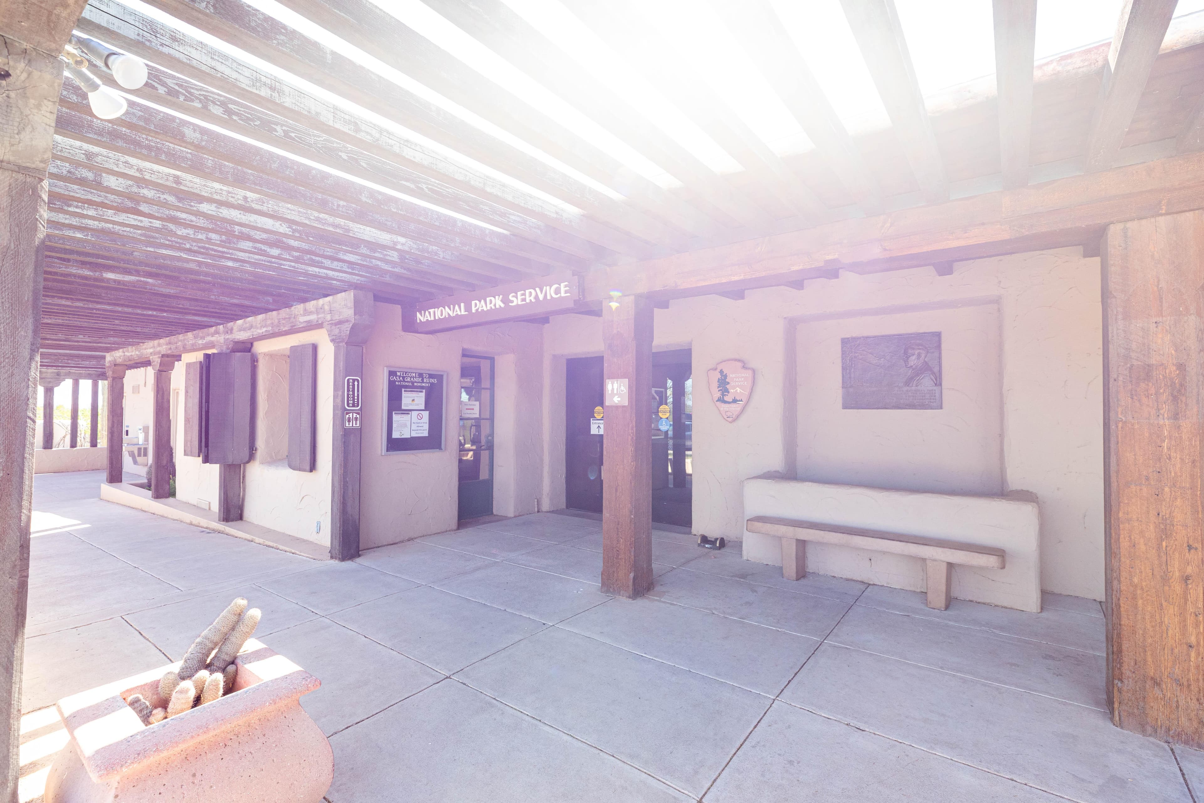 The Visitor Center Entrance