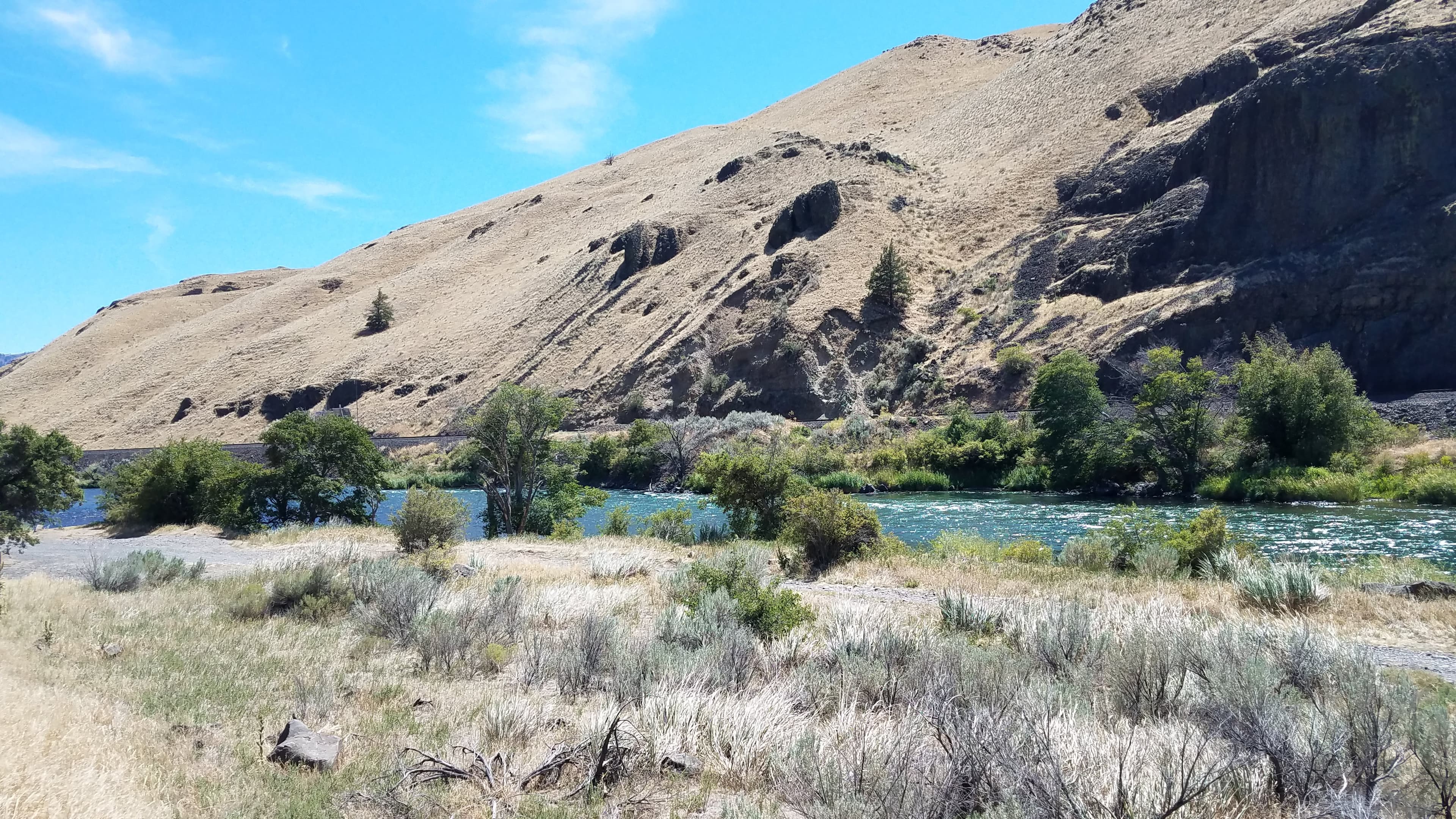 Access road and landing