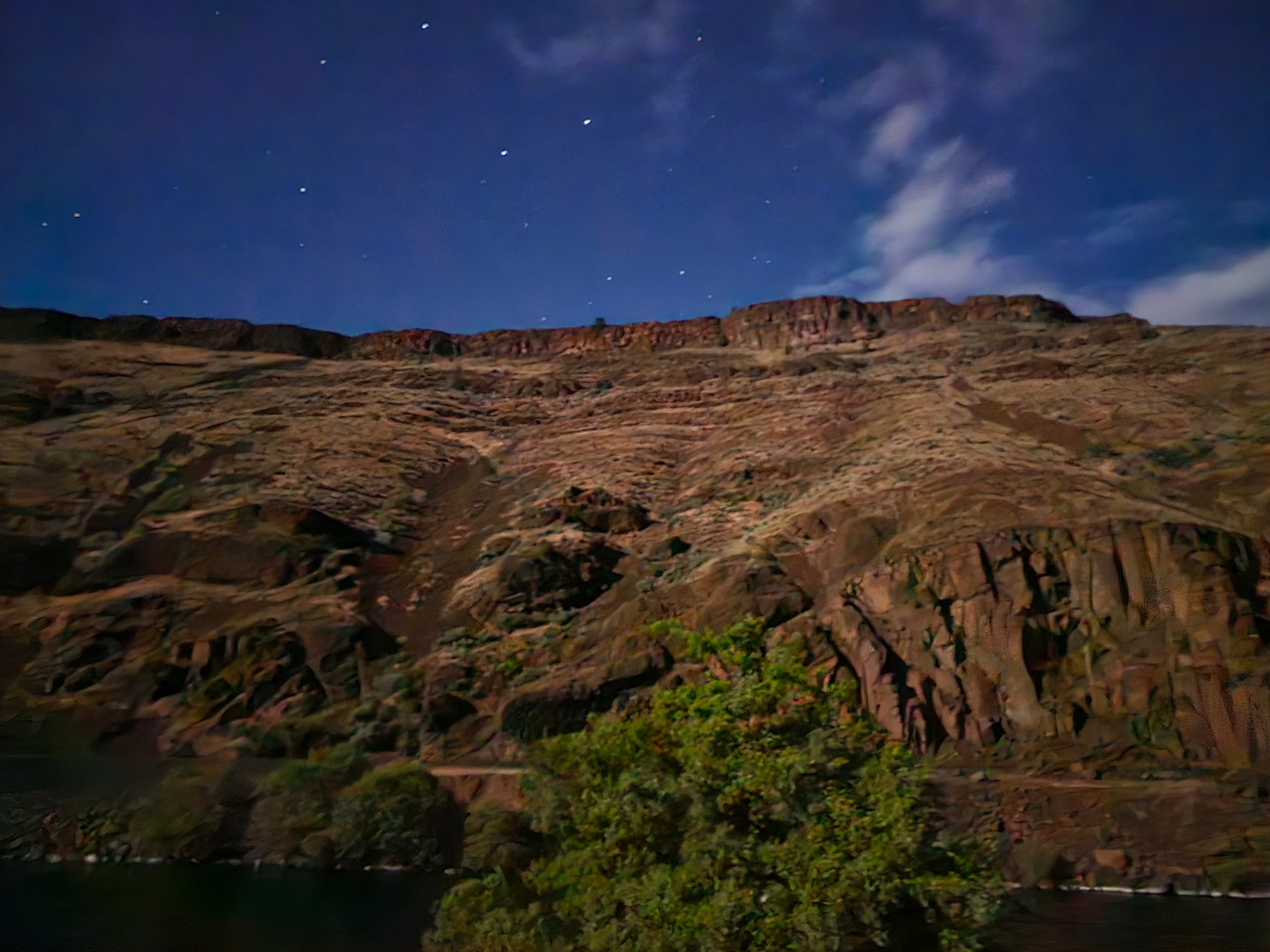Night sky at Long Bend