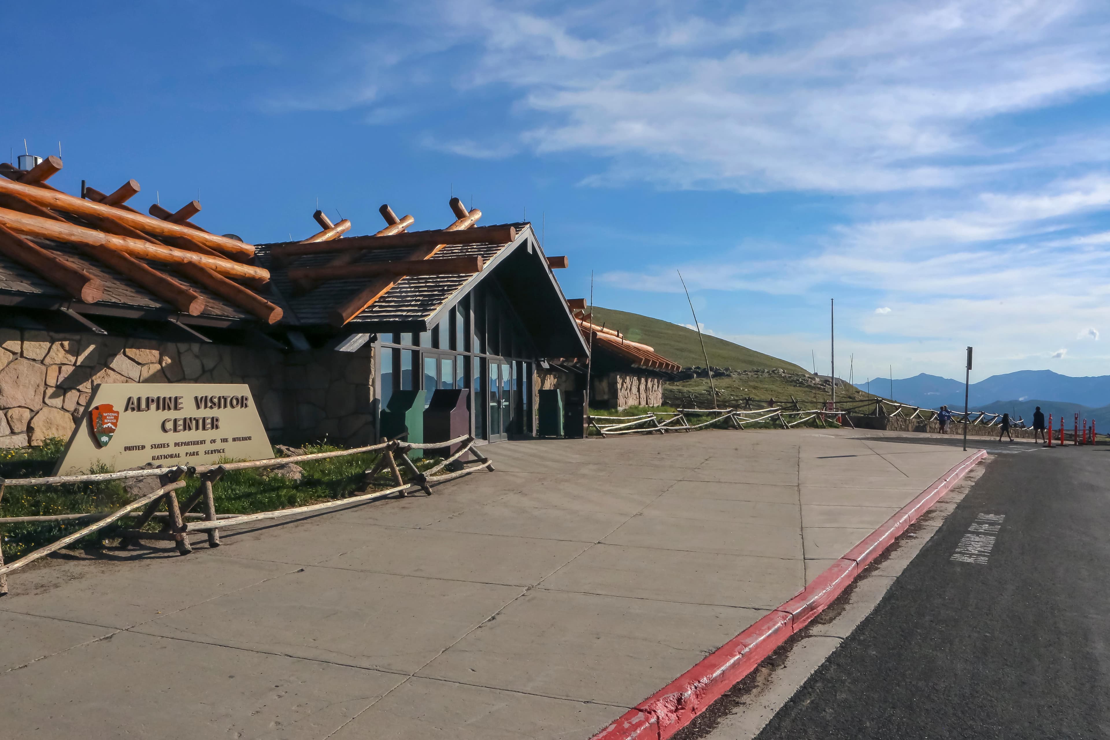 Front of Alpine Visitor Center