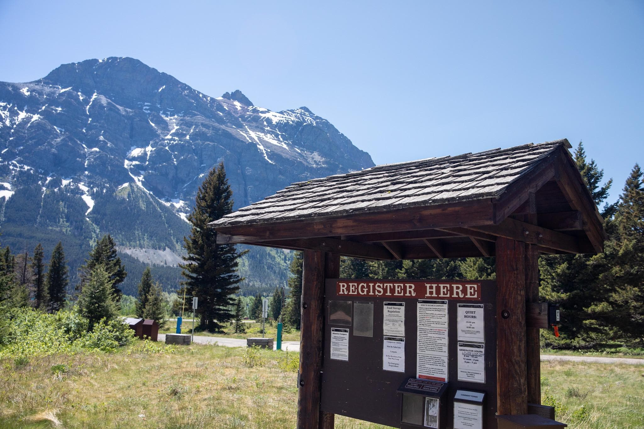 Rising Sun Campground Kiosk