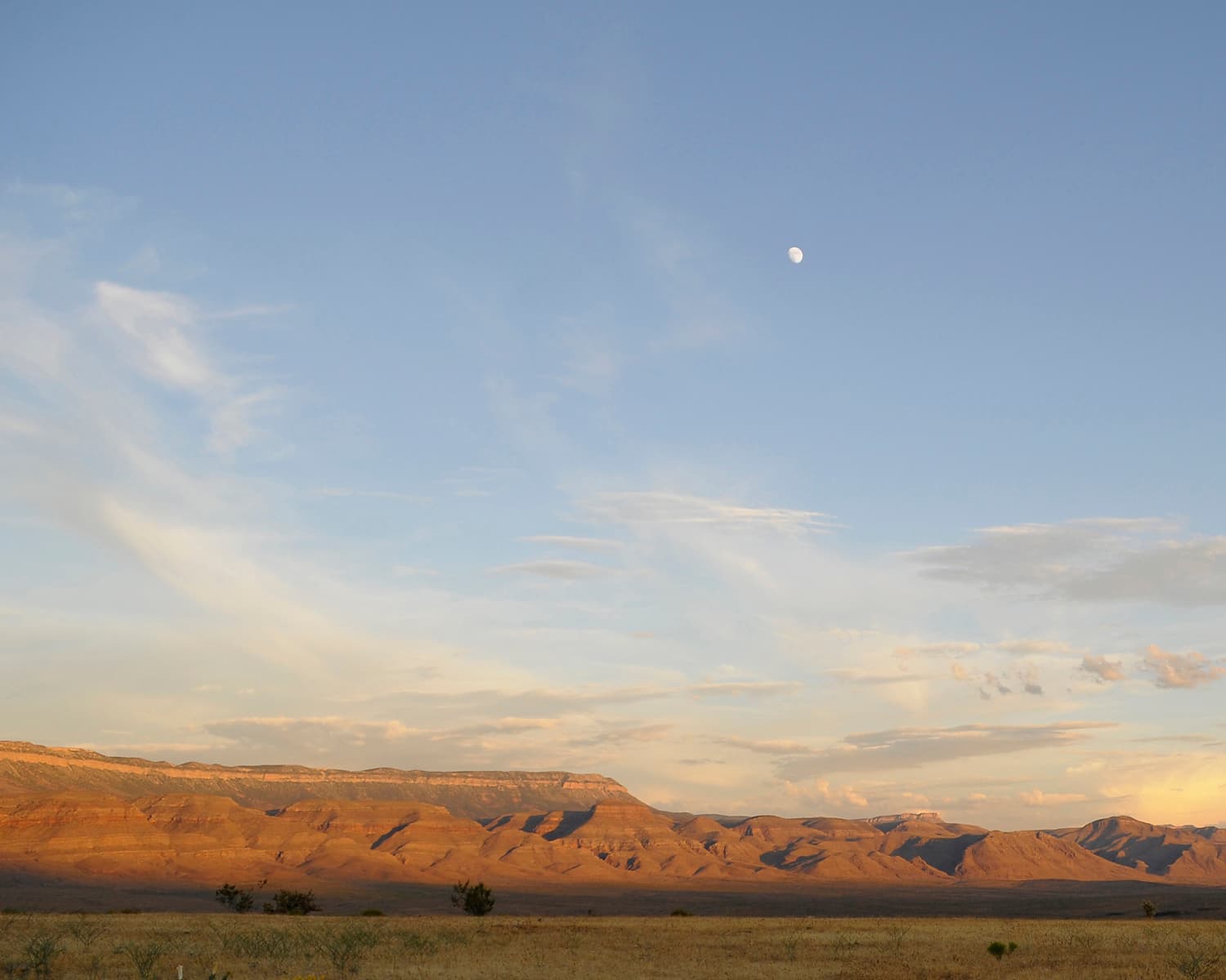 Grand Wash Cliffs sunset