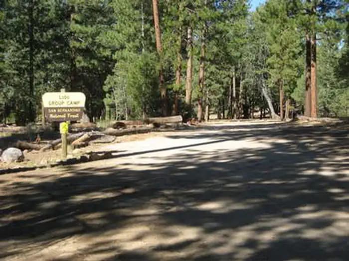 Shade and the Lobo Group Campground Sign