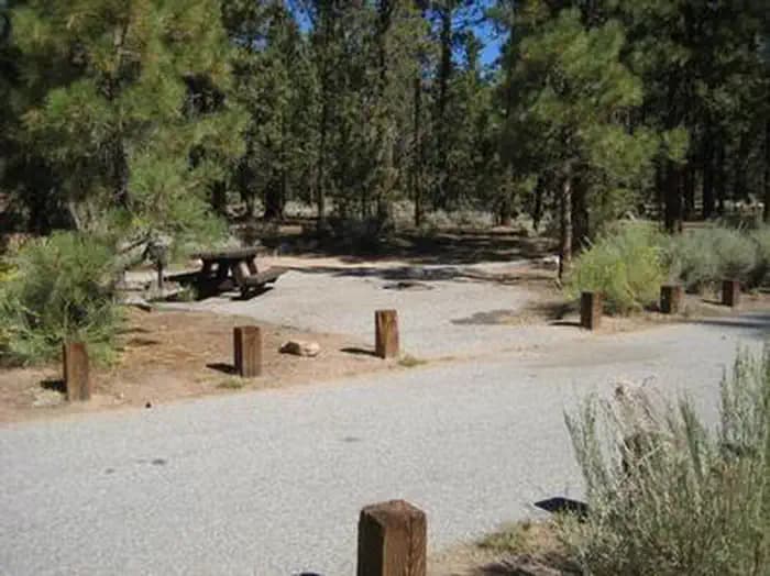 Heart Bar Campground Picnic Tables.