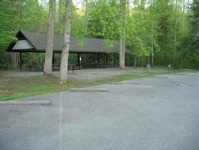 METCALF BOTTOMS PICNIC PAVILION from parking