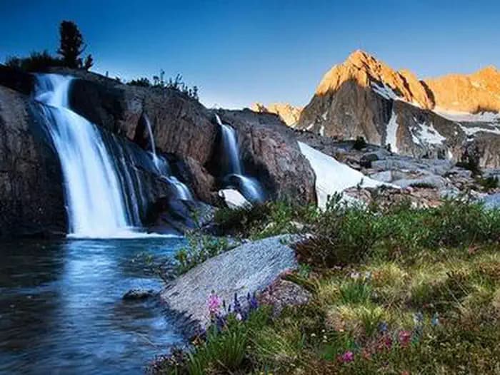 Moonlight Falls - Sabrina Lake Basin