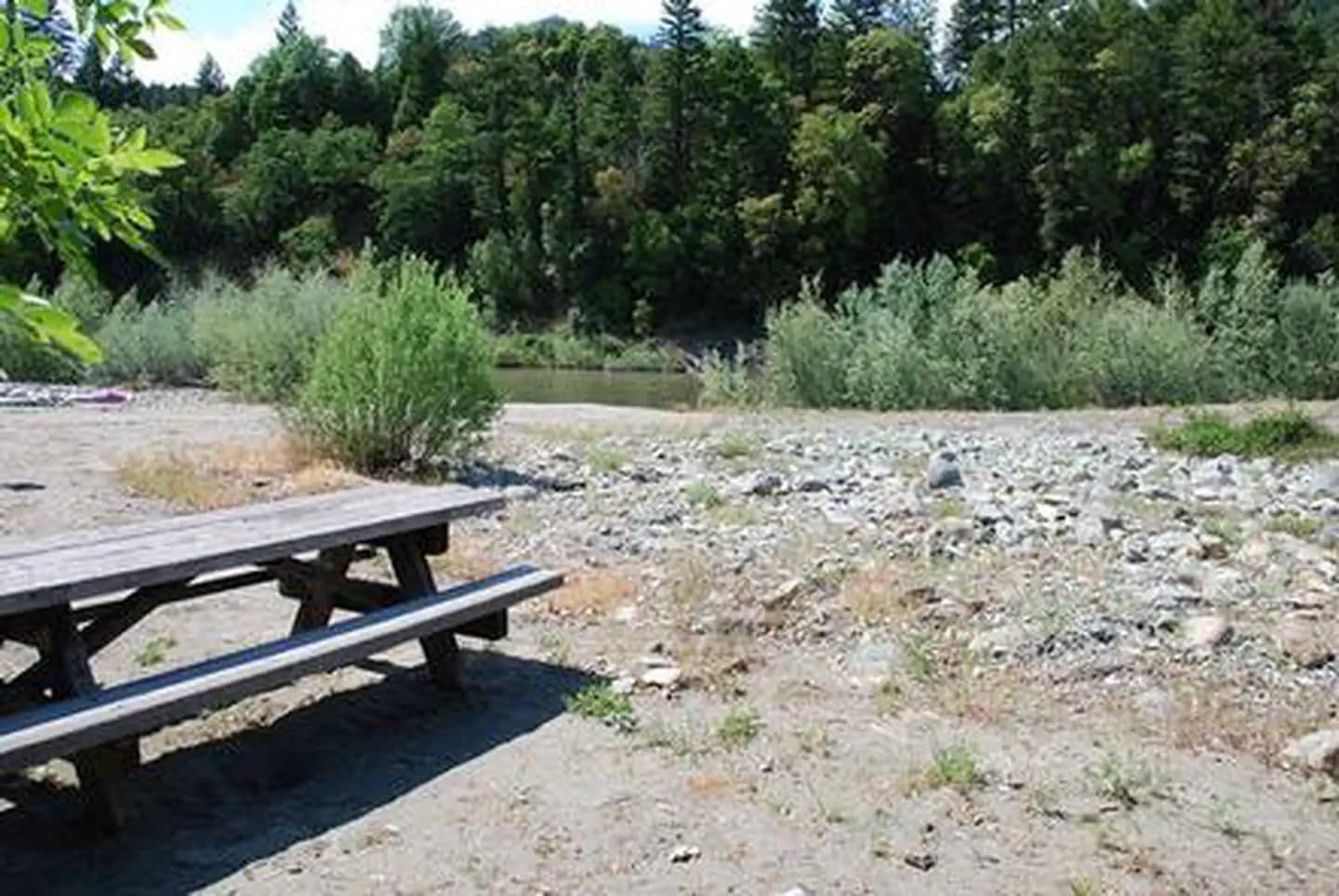 Klamath River view from CURLY JACK CAMPGROUND