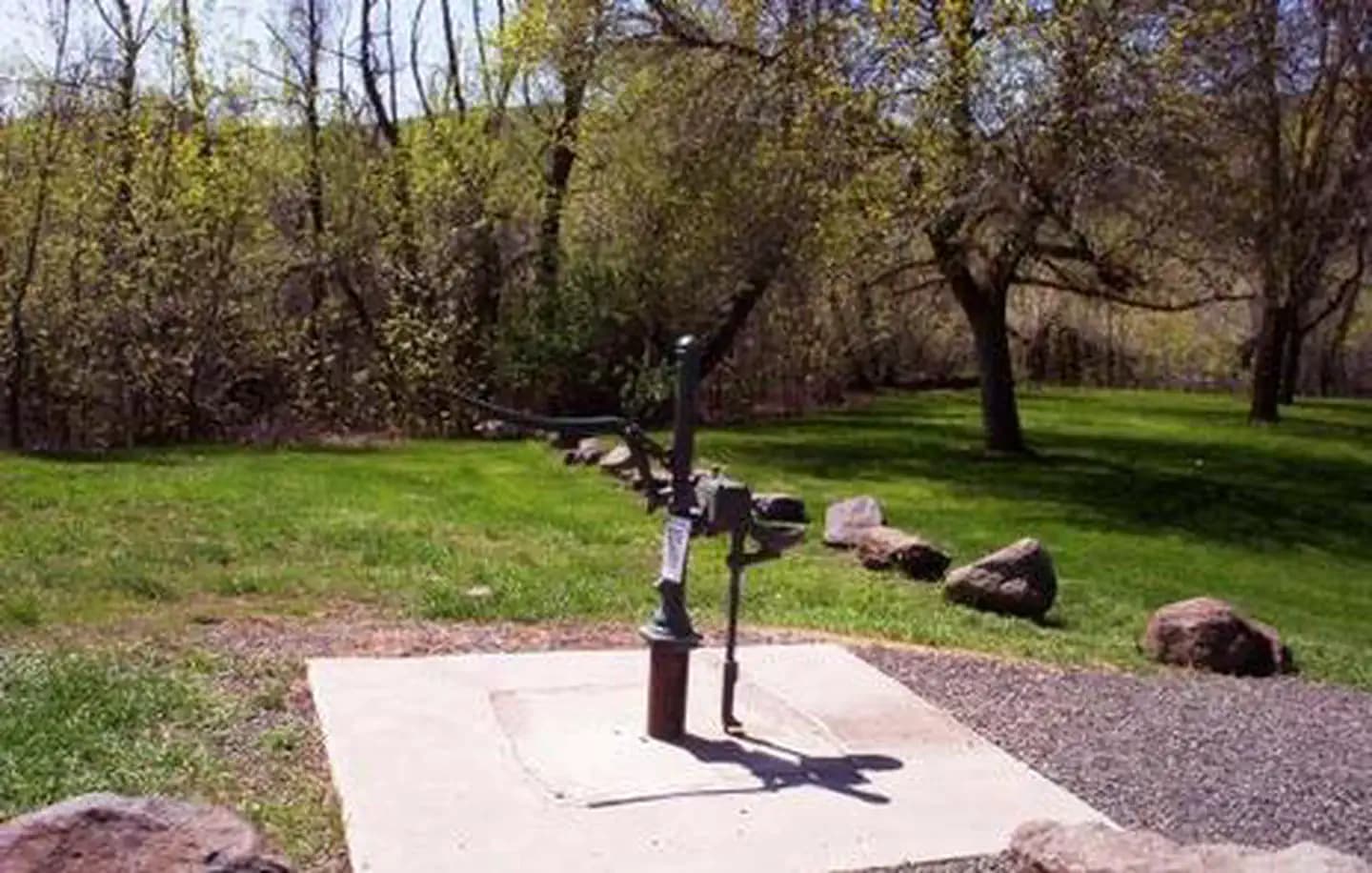 Mann Creek Campground Water spigot