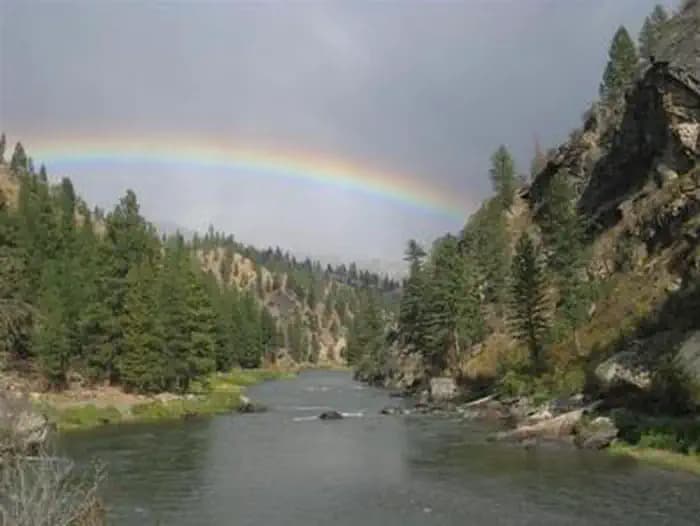 Rainbow Over Salmon River