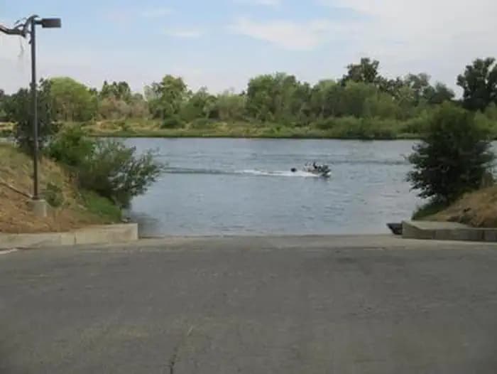Boat ramp to the Sacramento River