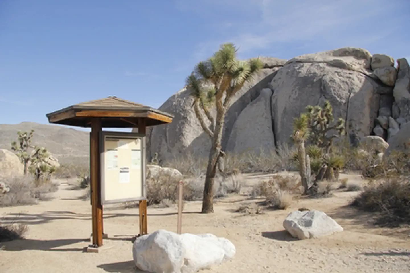 Belle Campground Information Board