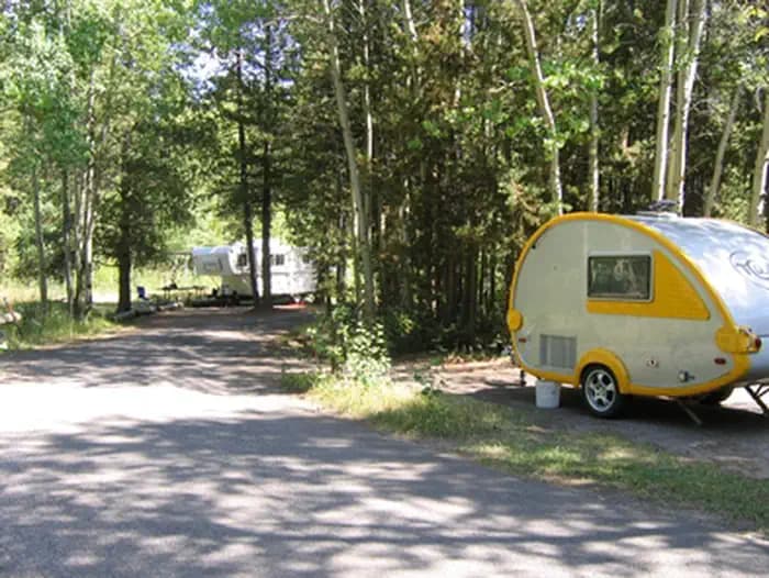 Colter Bay Campground RV site