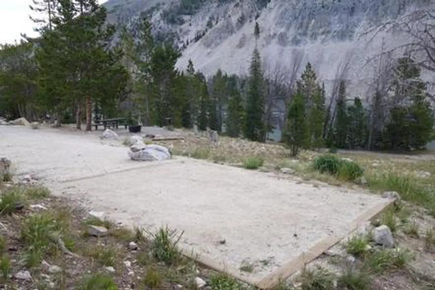 Site 3 (Single Site) Tent Pad - View of Tent Pad Looking Toward Campsite