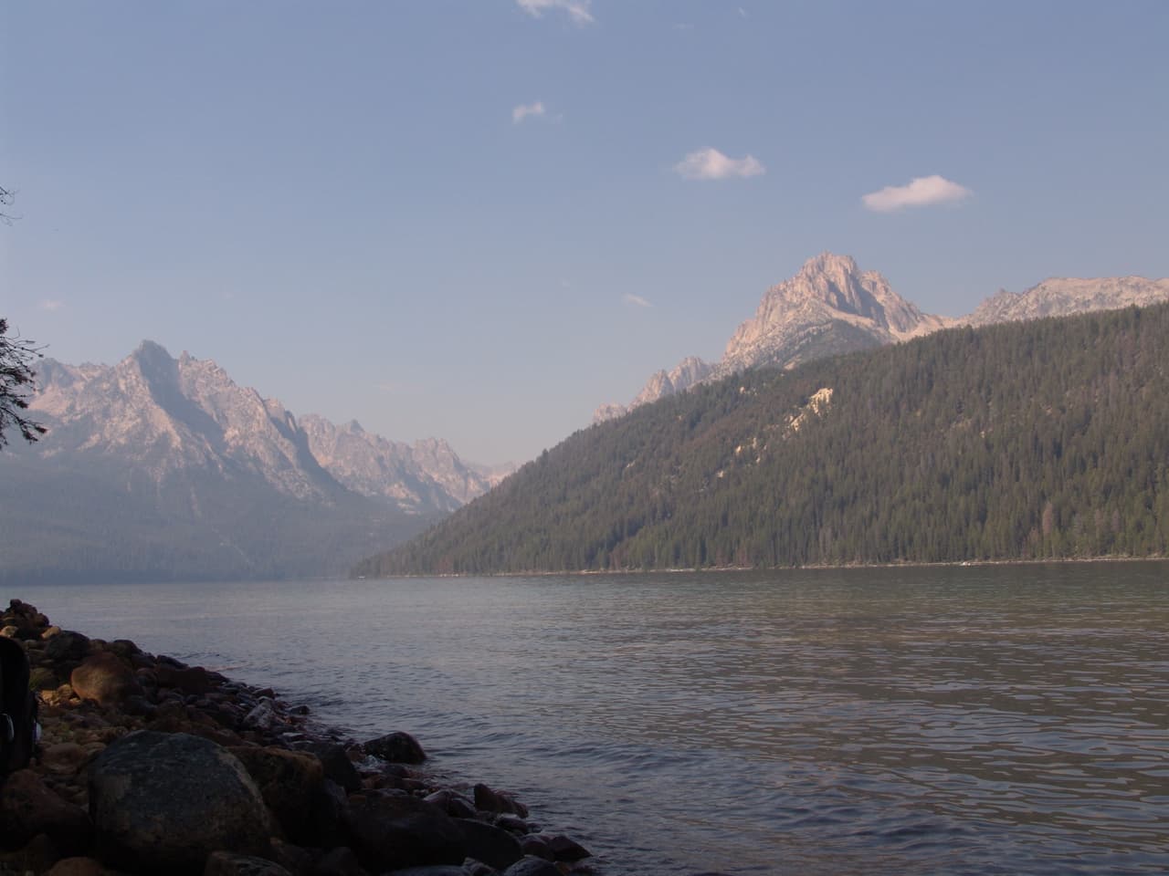 Sawtooth Mountains over Redfish Lake