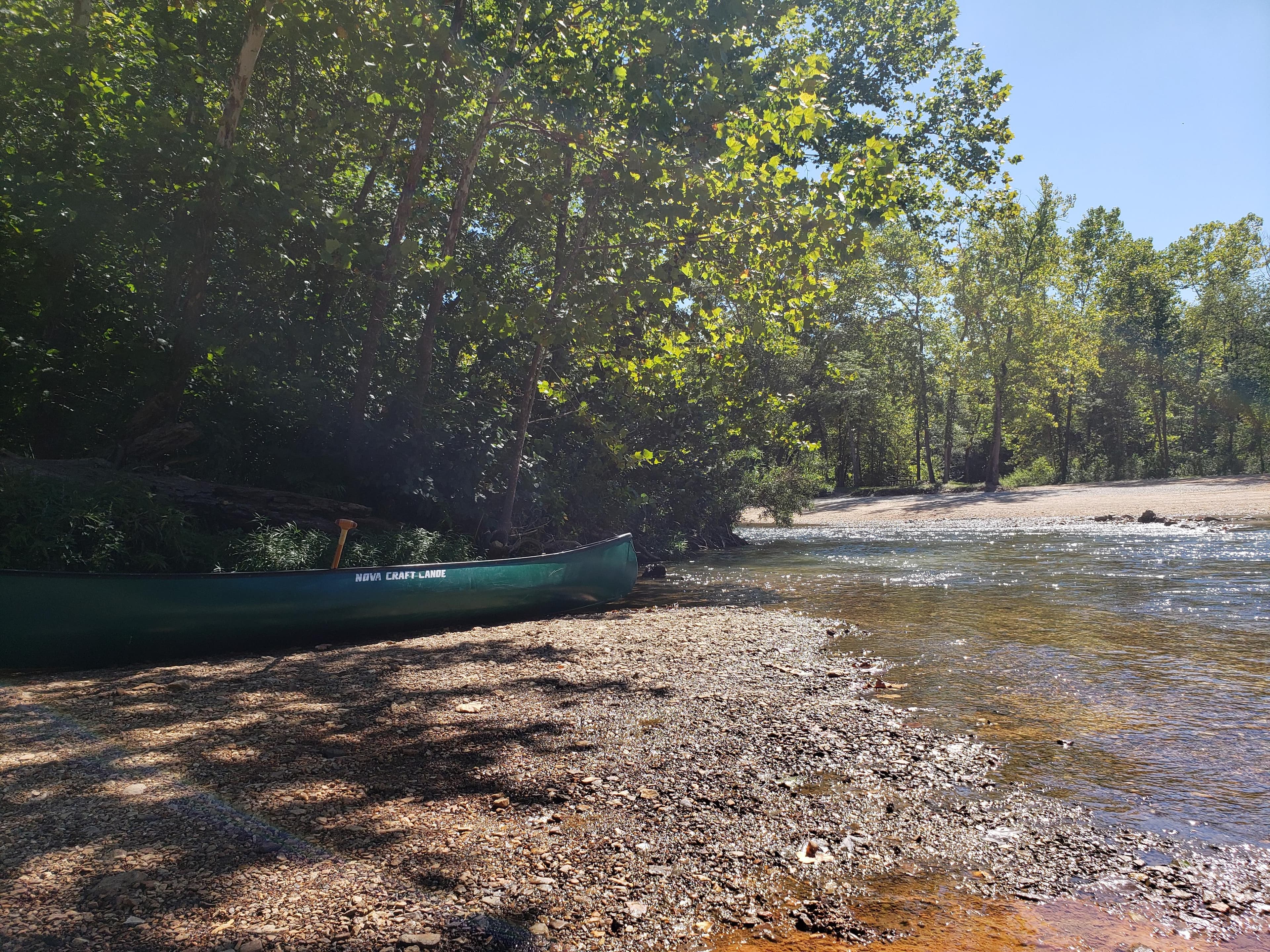Each summer, thousands of canoes, kayaks, rafts, or tubes make their way through Cedar Grove.
