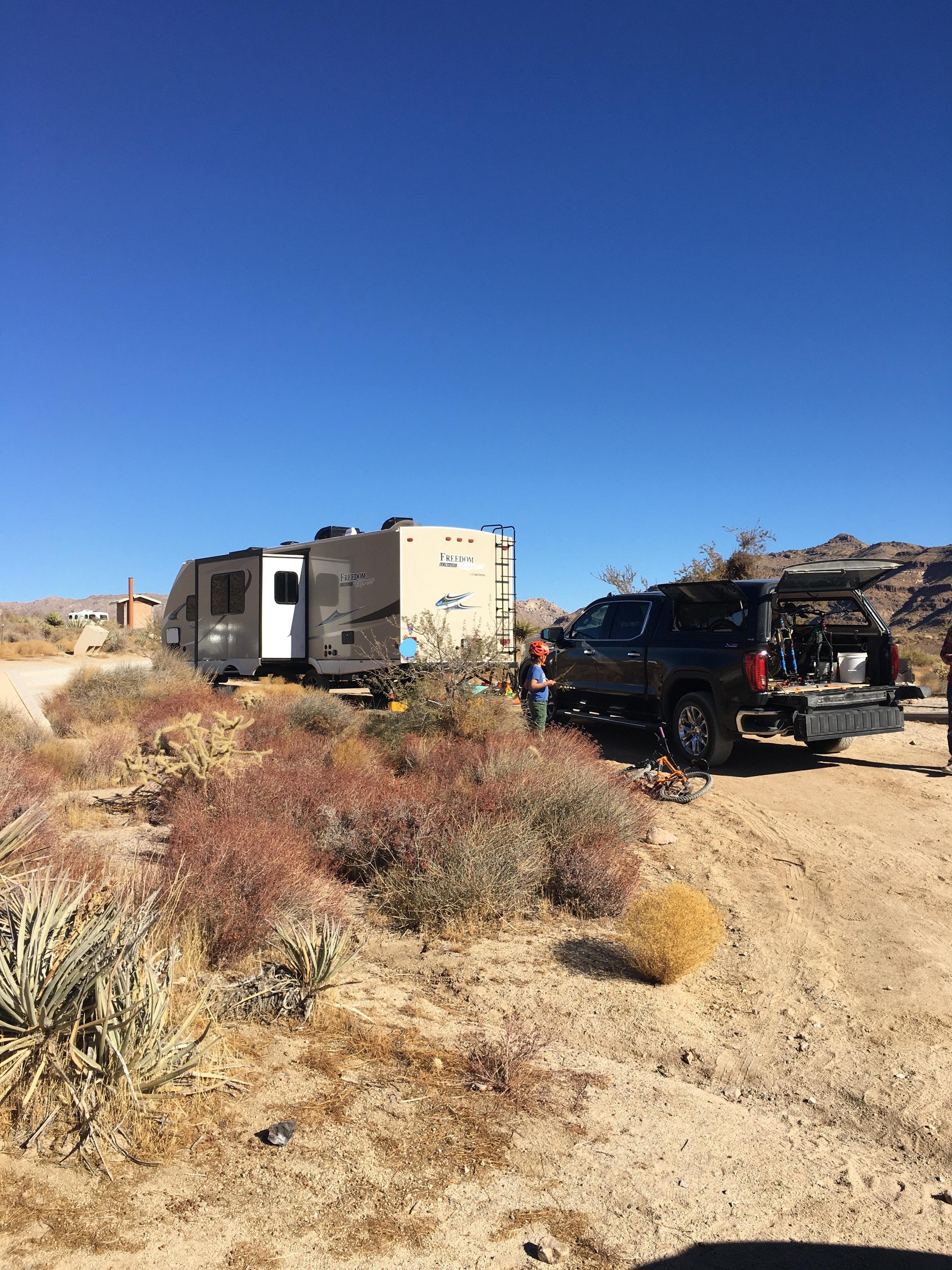 Many sites at HITW are accessible to RVs
