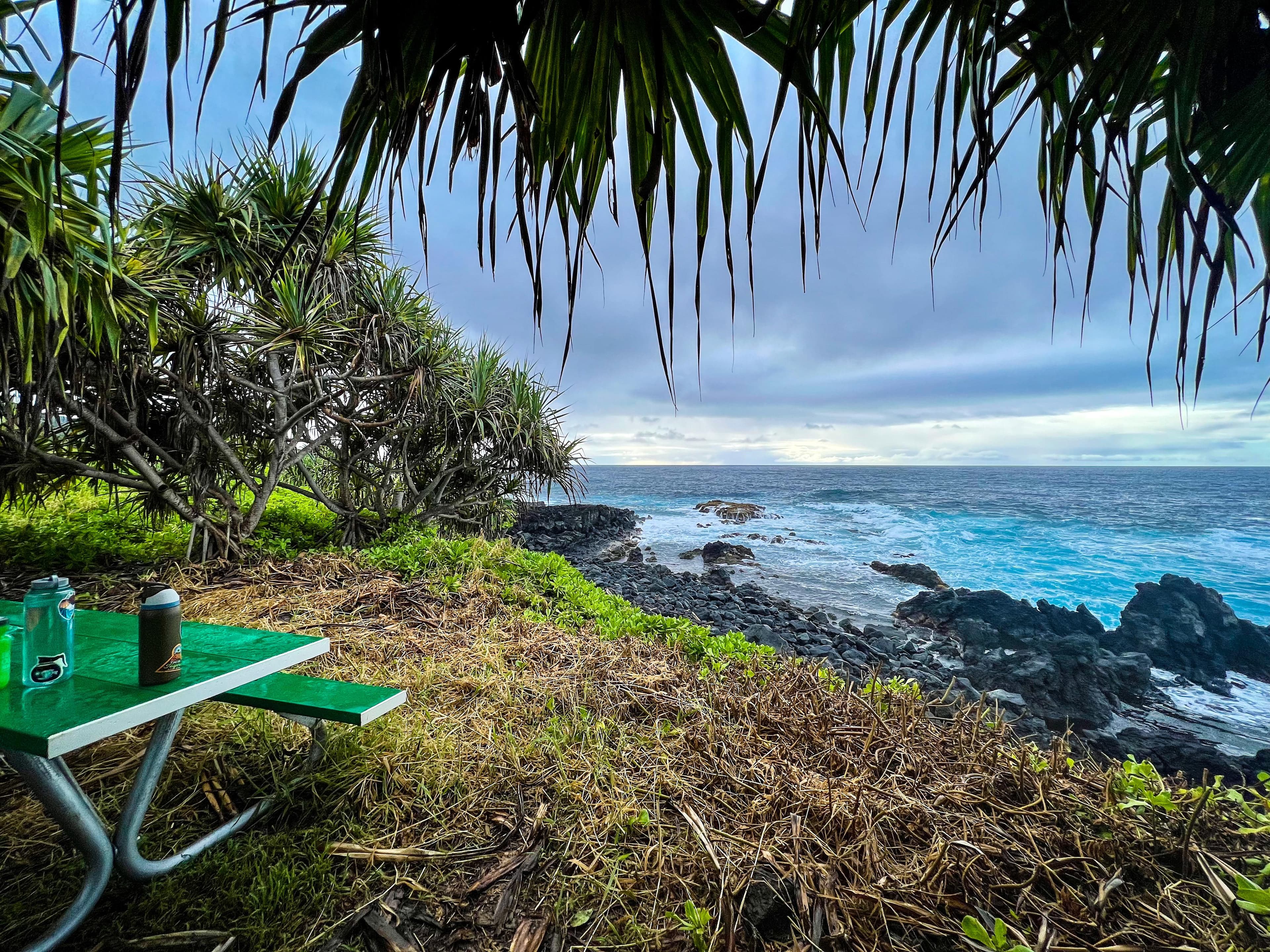 Enjoy the sounds of the ocean in a Kīpahulu coastal site.